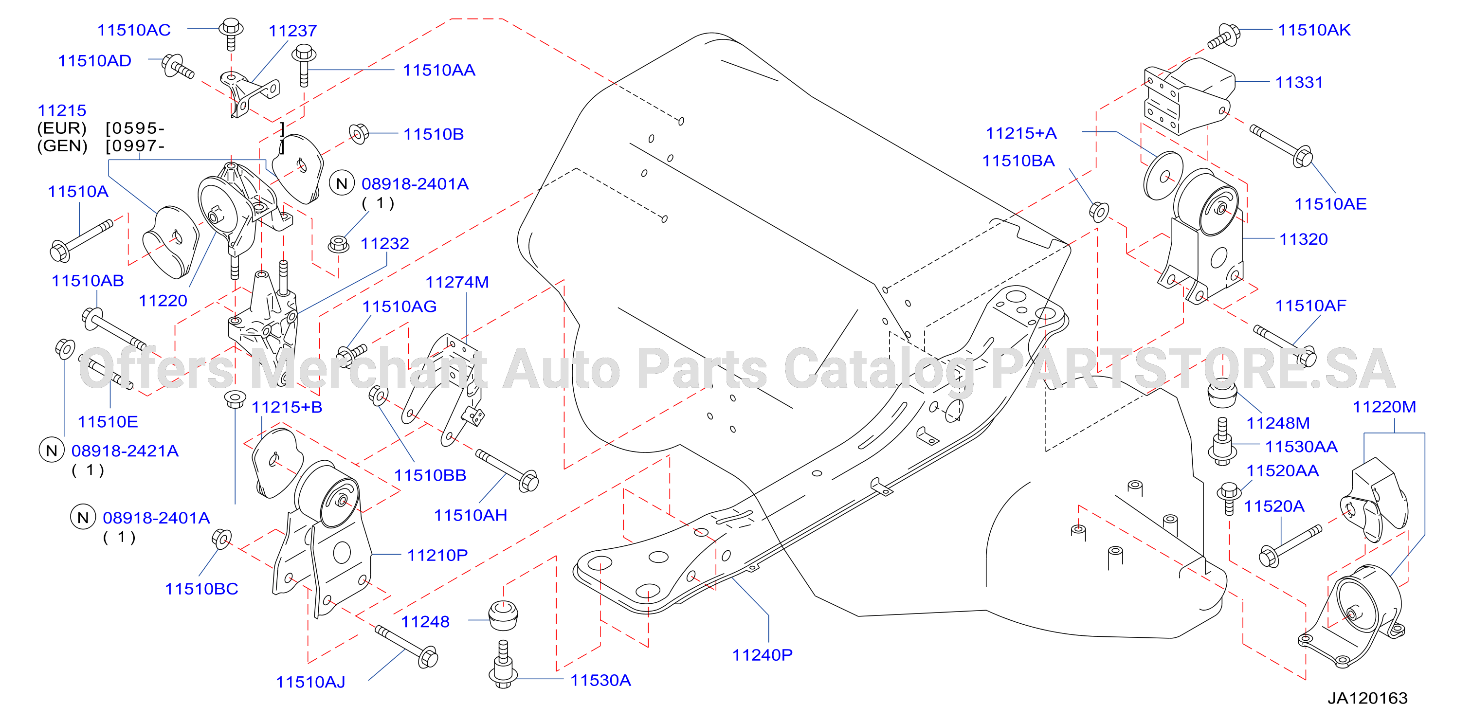 Engine Transmission Mounting