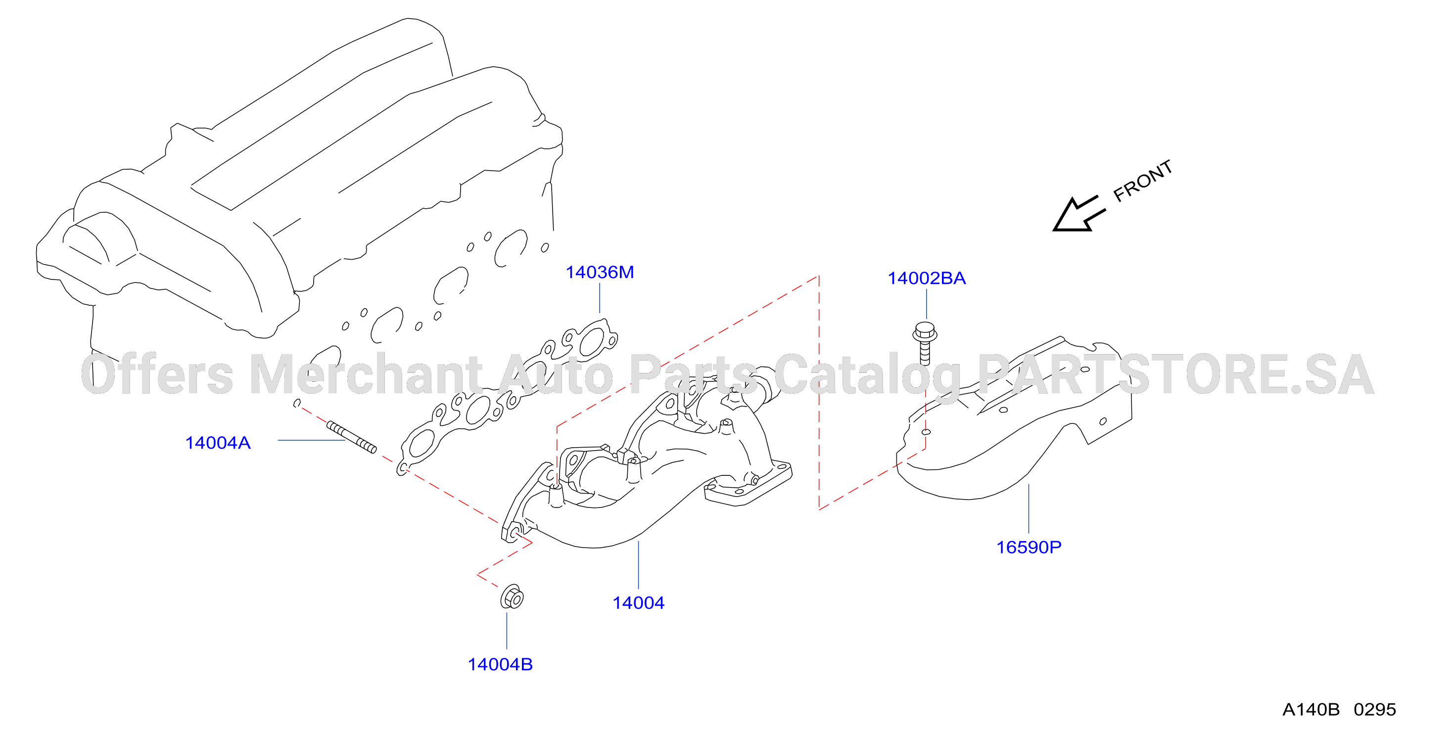 Manifold Exhaust Parts