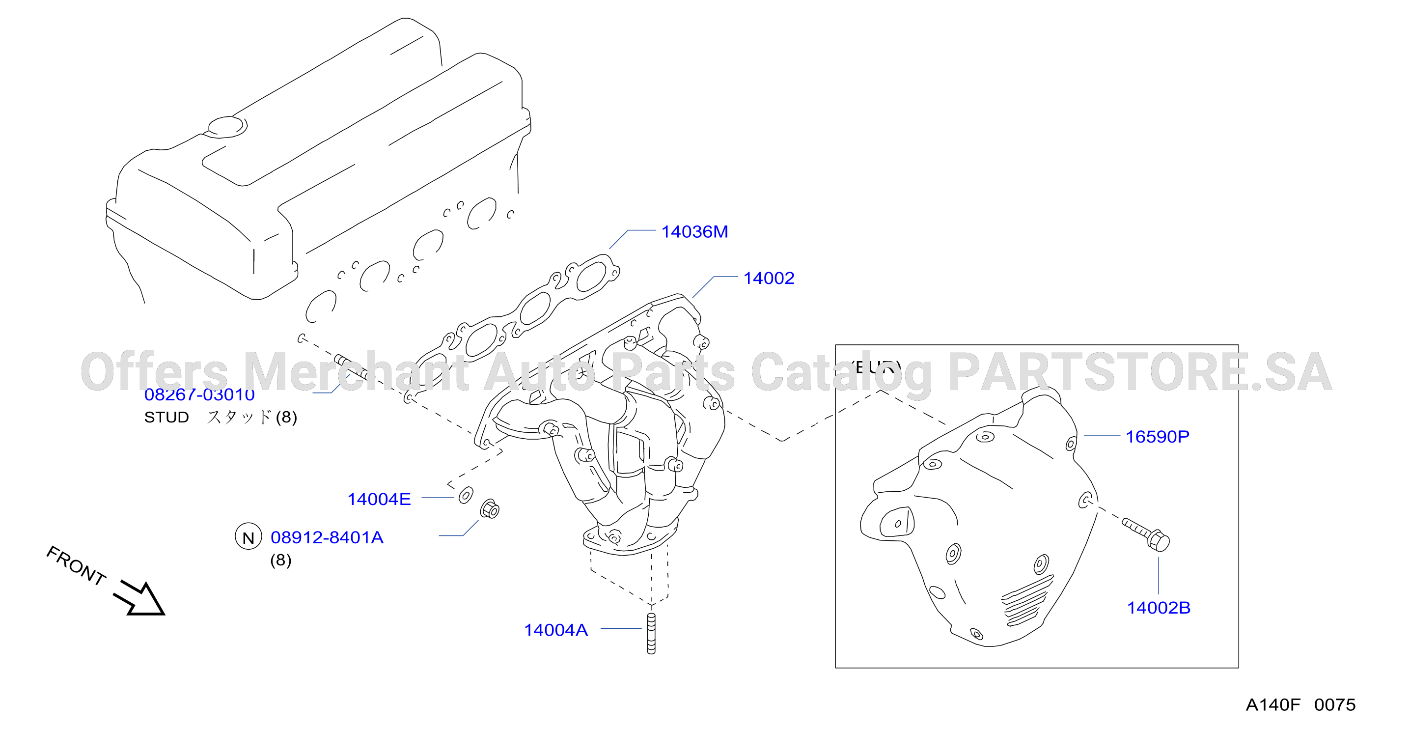 Manifold Exhaust Parts