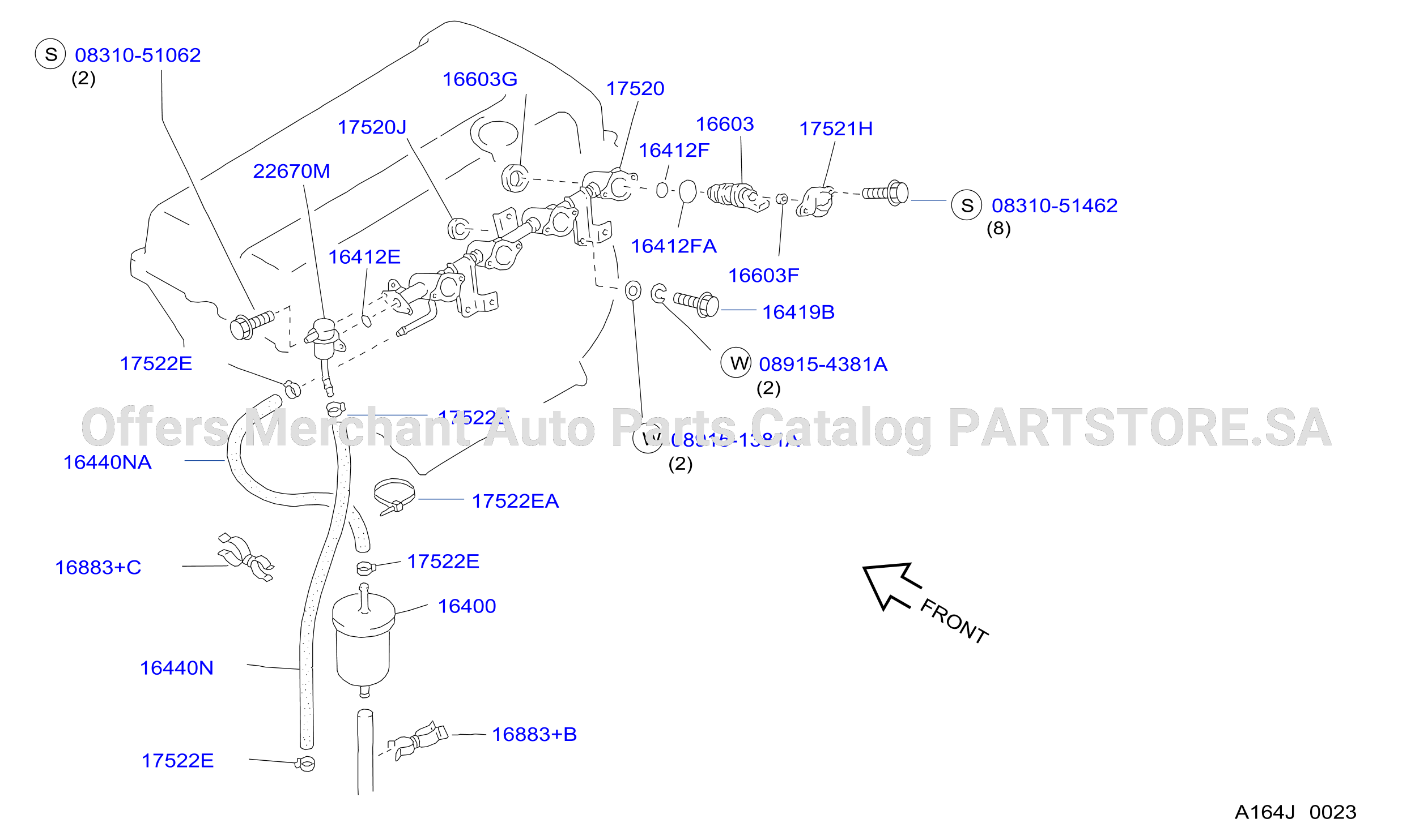 Fuel Strainer Fuel Hose