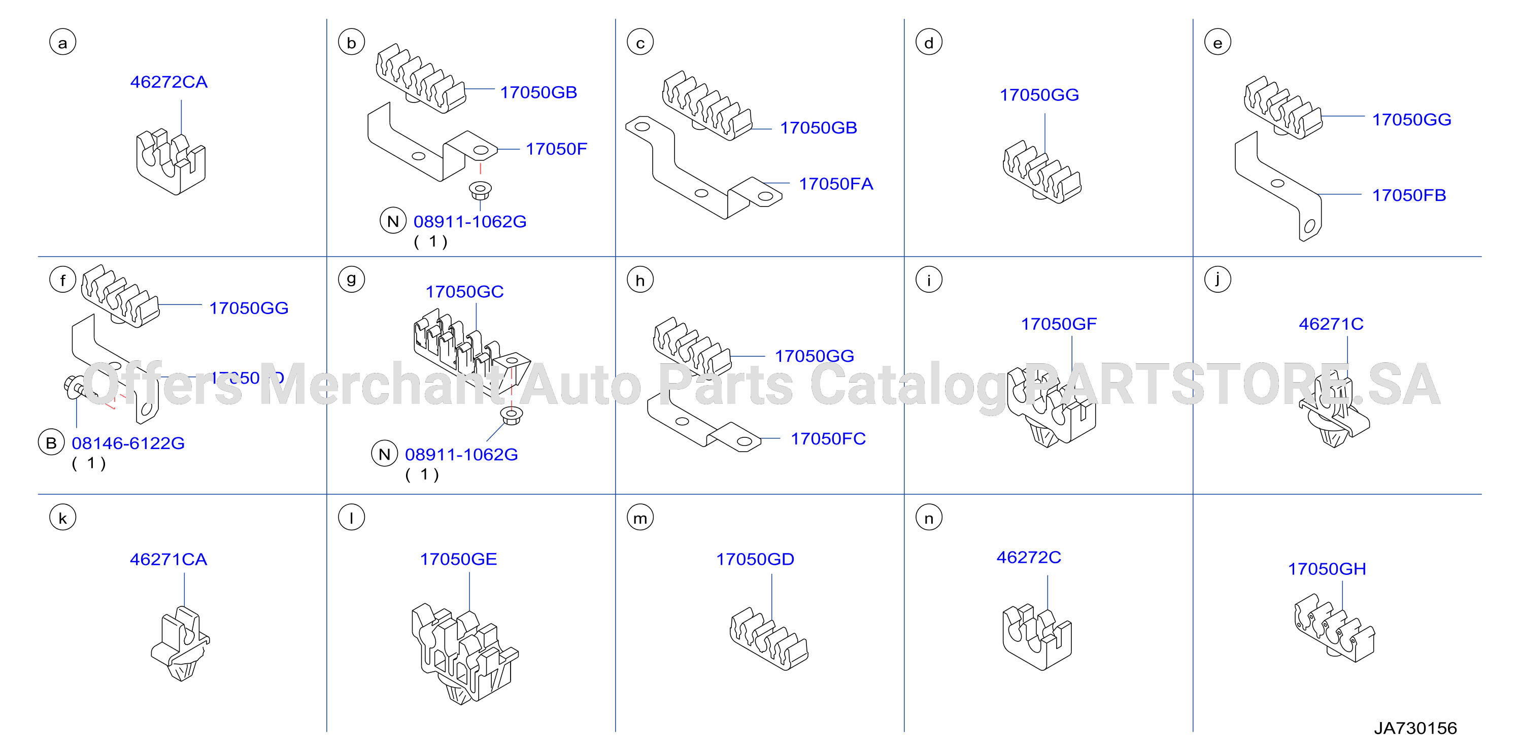 Fuel Piping Clip