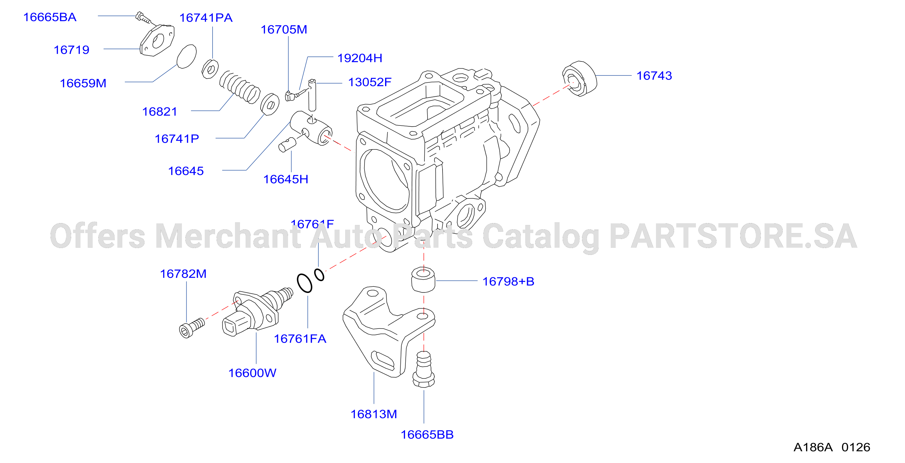 Fuel Injection Pump Housing Feed Pump