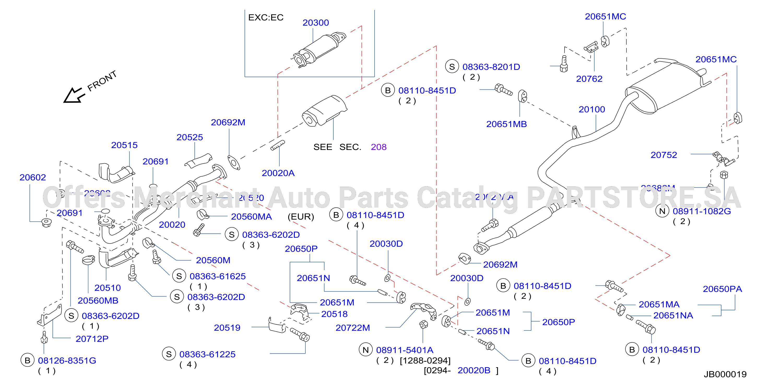 Exhaust Tube Muffler