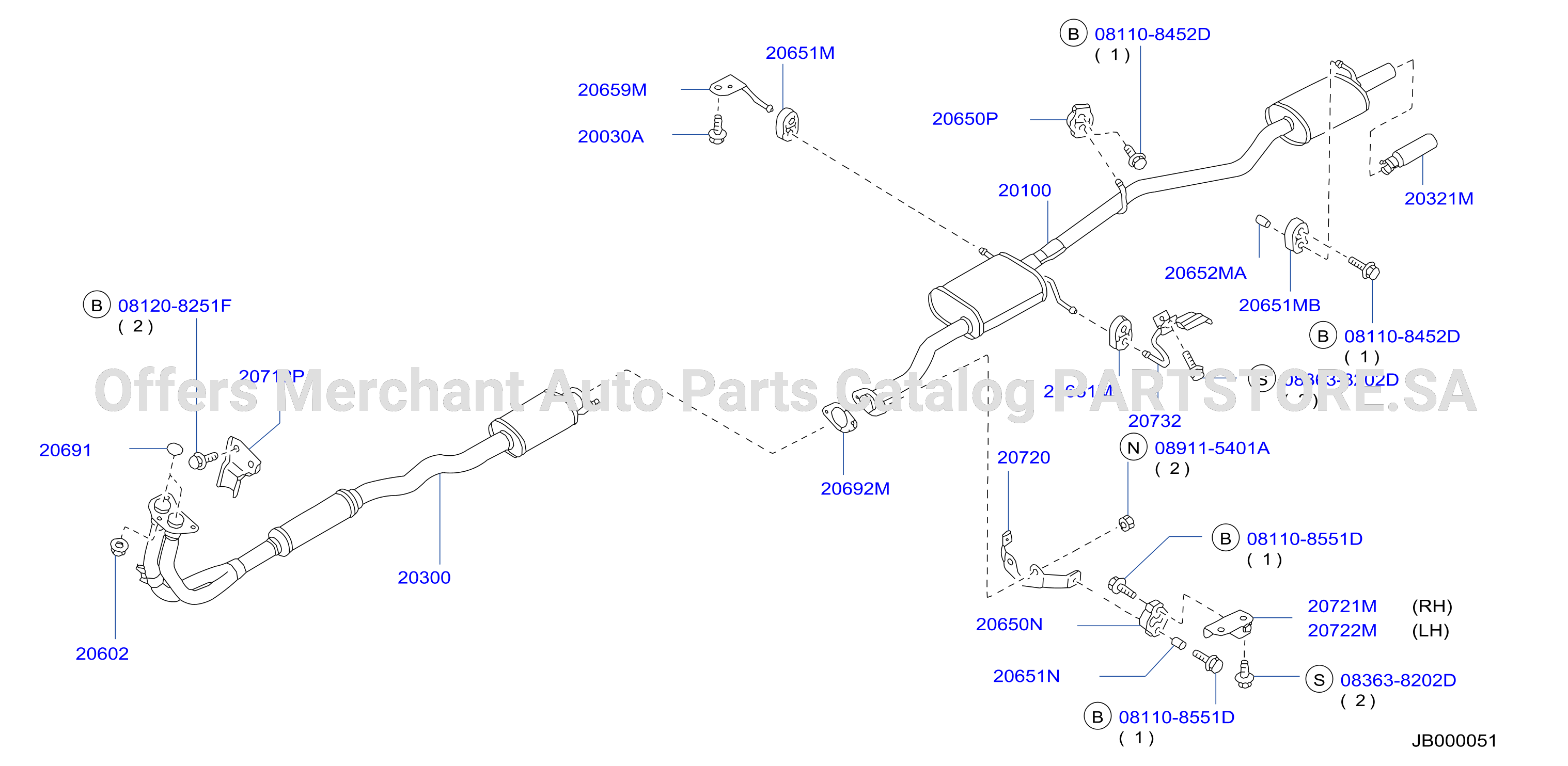 Exhaust Tube Muffler