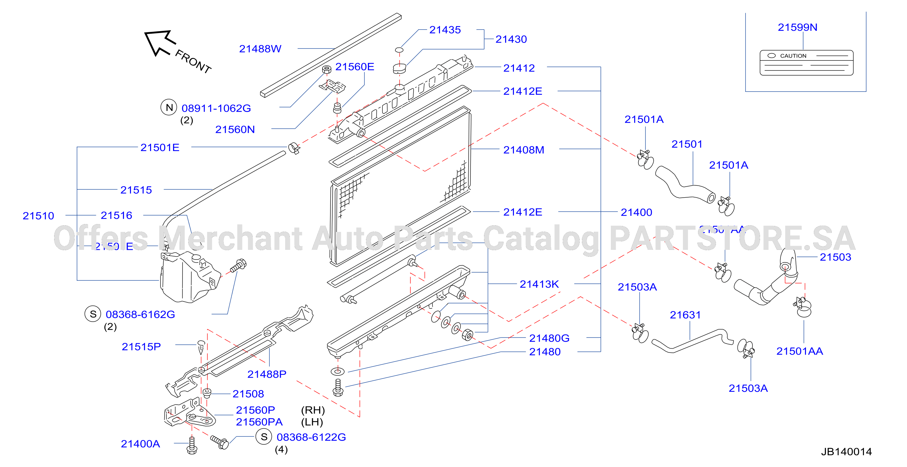 Radiator Shroud Inverter Cooling Radiator