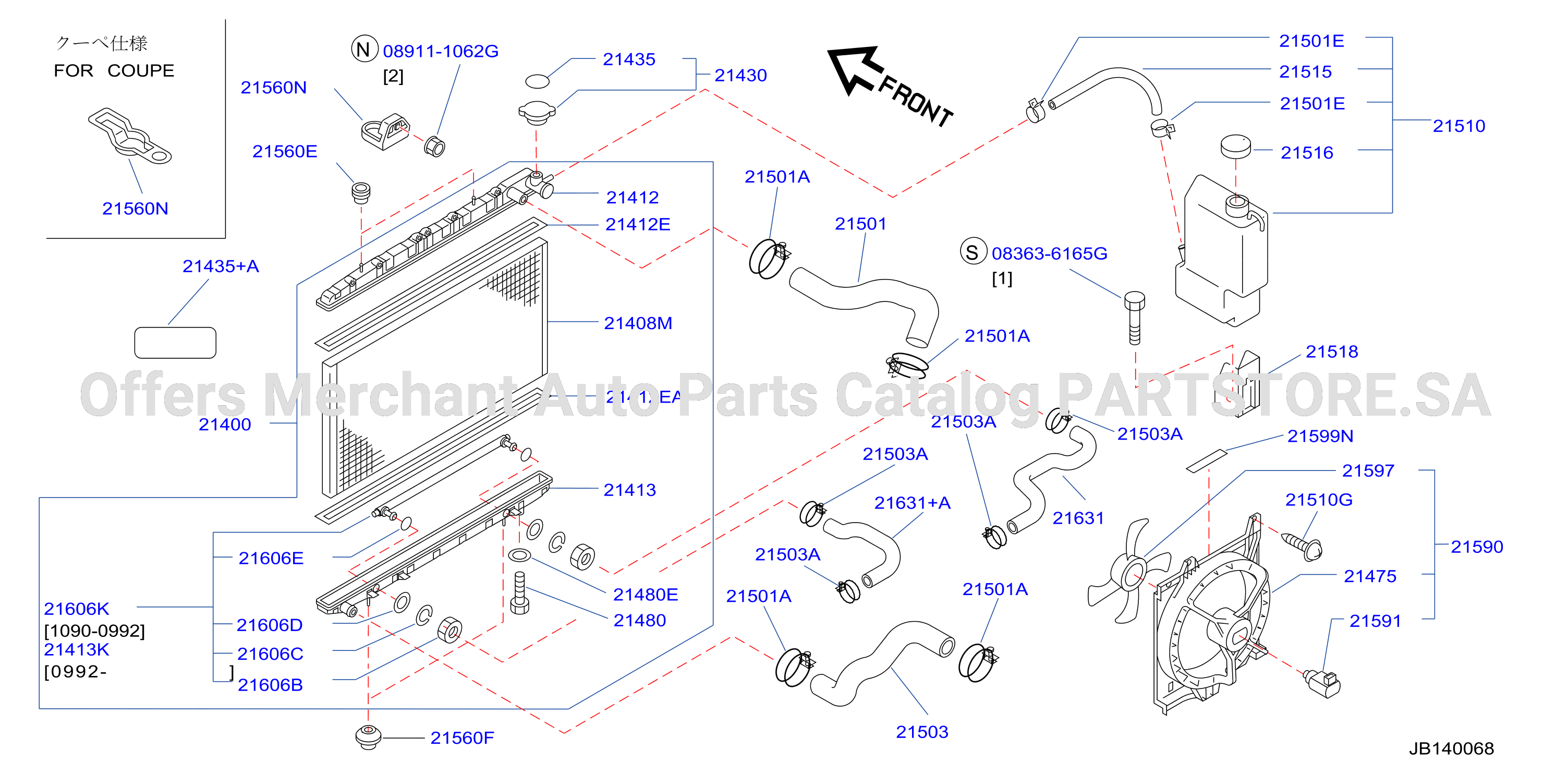 Radiator Shroud Inverter Cooling