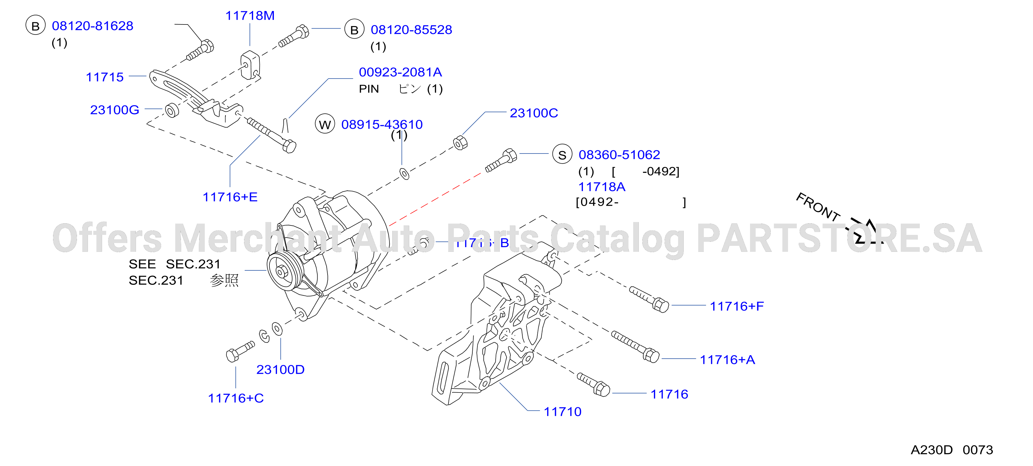 Alternator Fitting