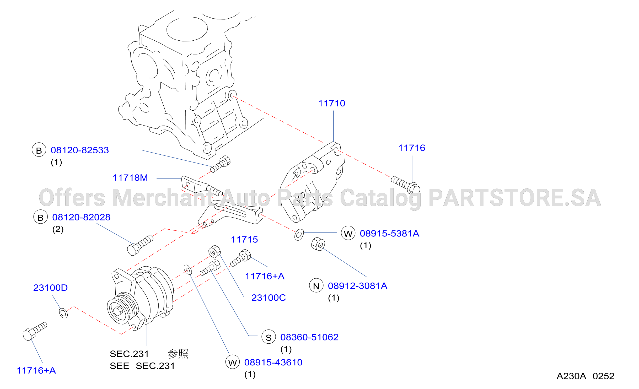Alternator Fitting Std