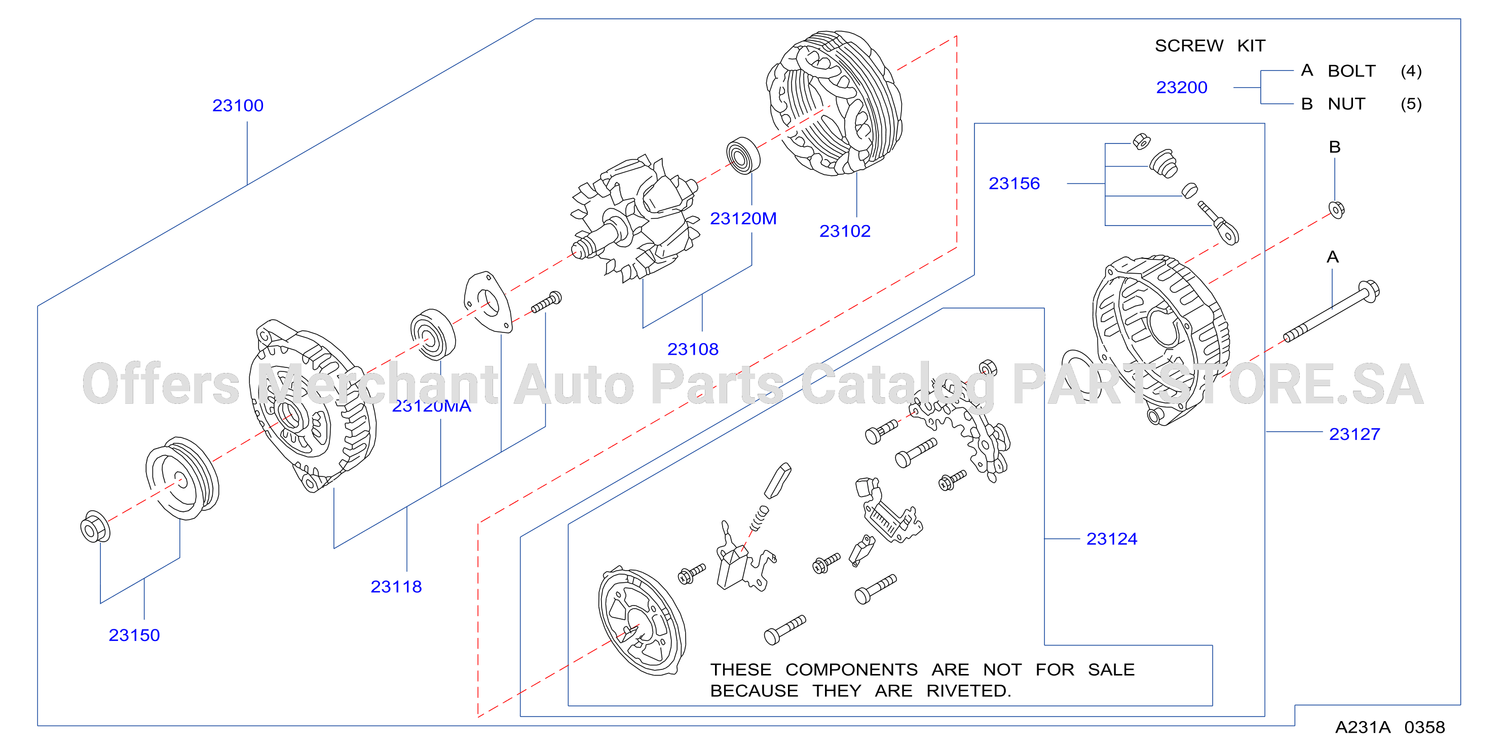 Alternator Hitachi