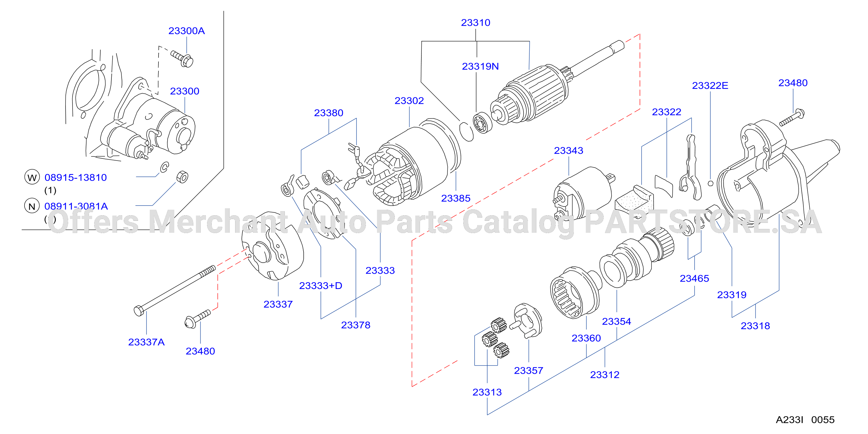 Starter Motor Hitachi