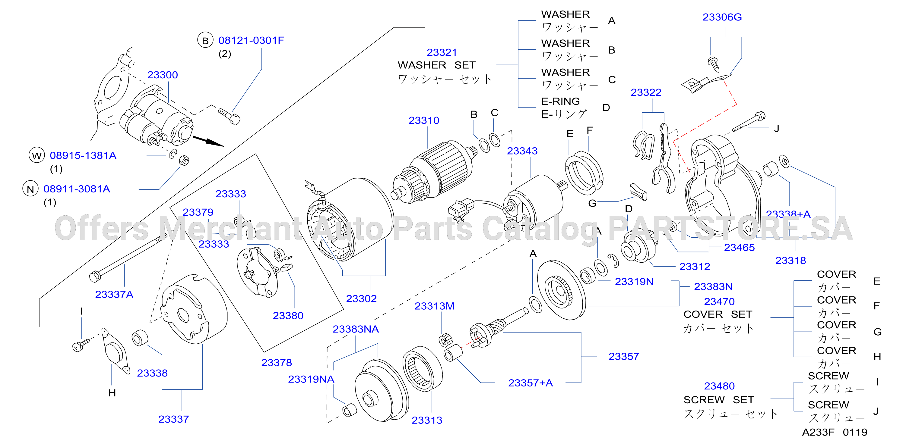 Starter Motor F / Cold