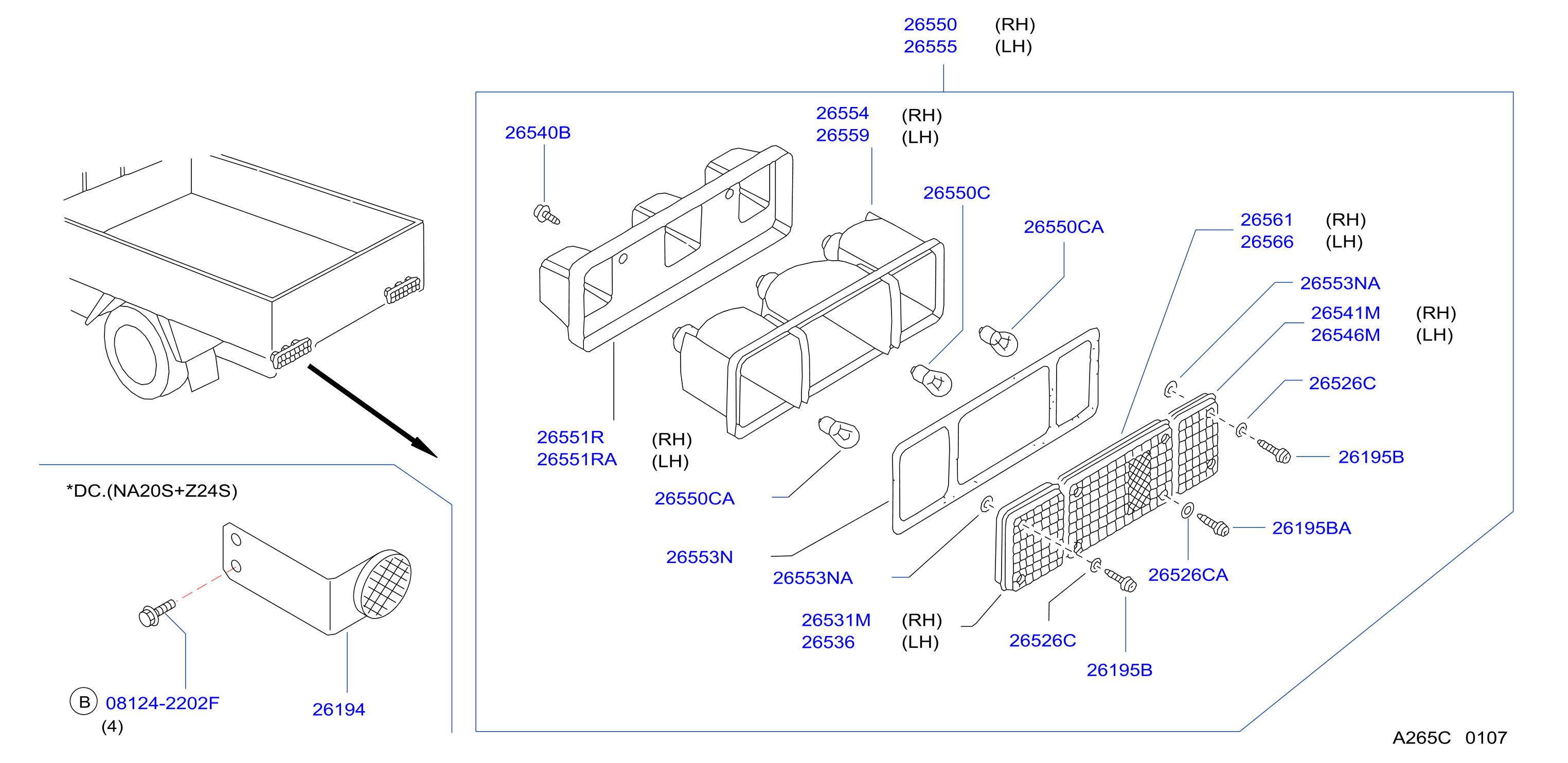 Rear Combination Lamp A Chassis