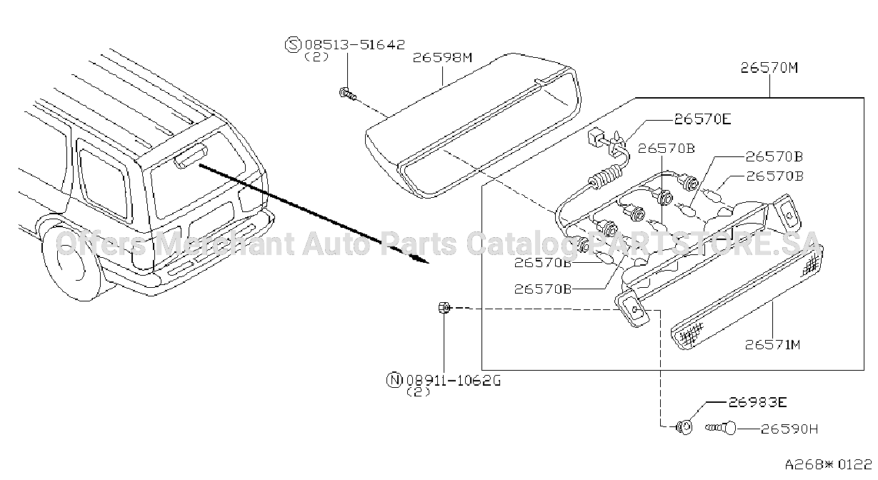 High Mounting Stop Lamp F / Standard