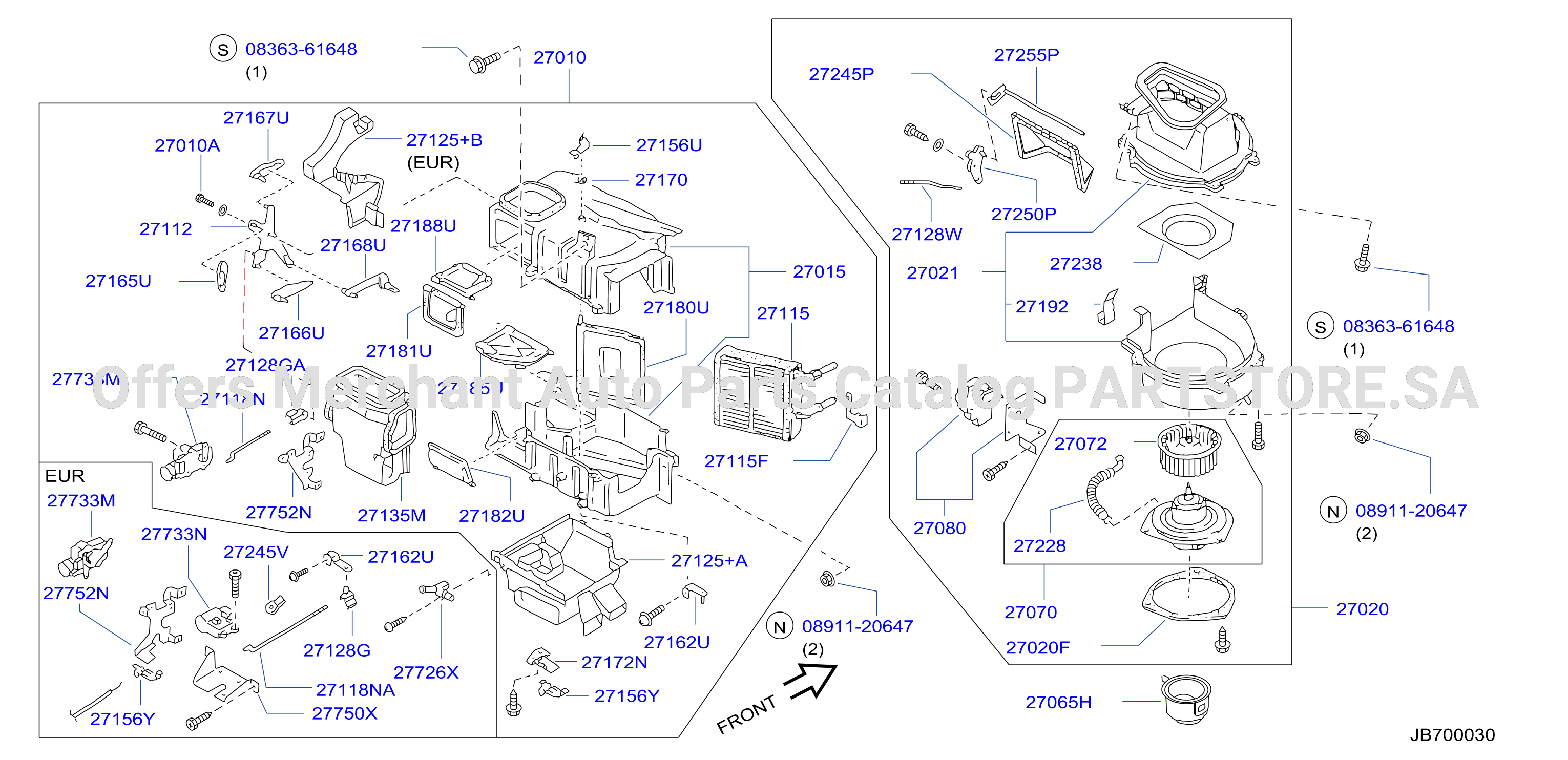 Heater Blower Unit