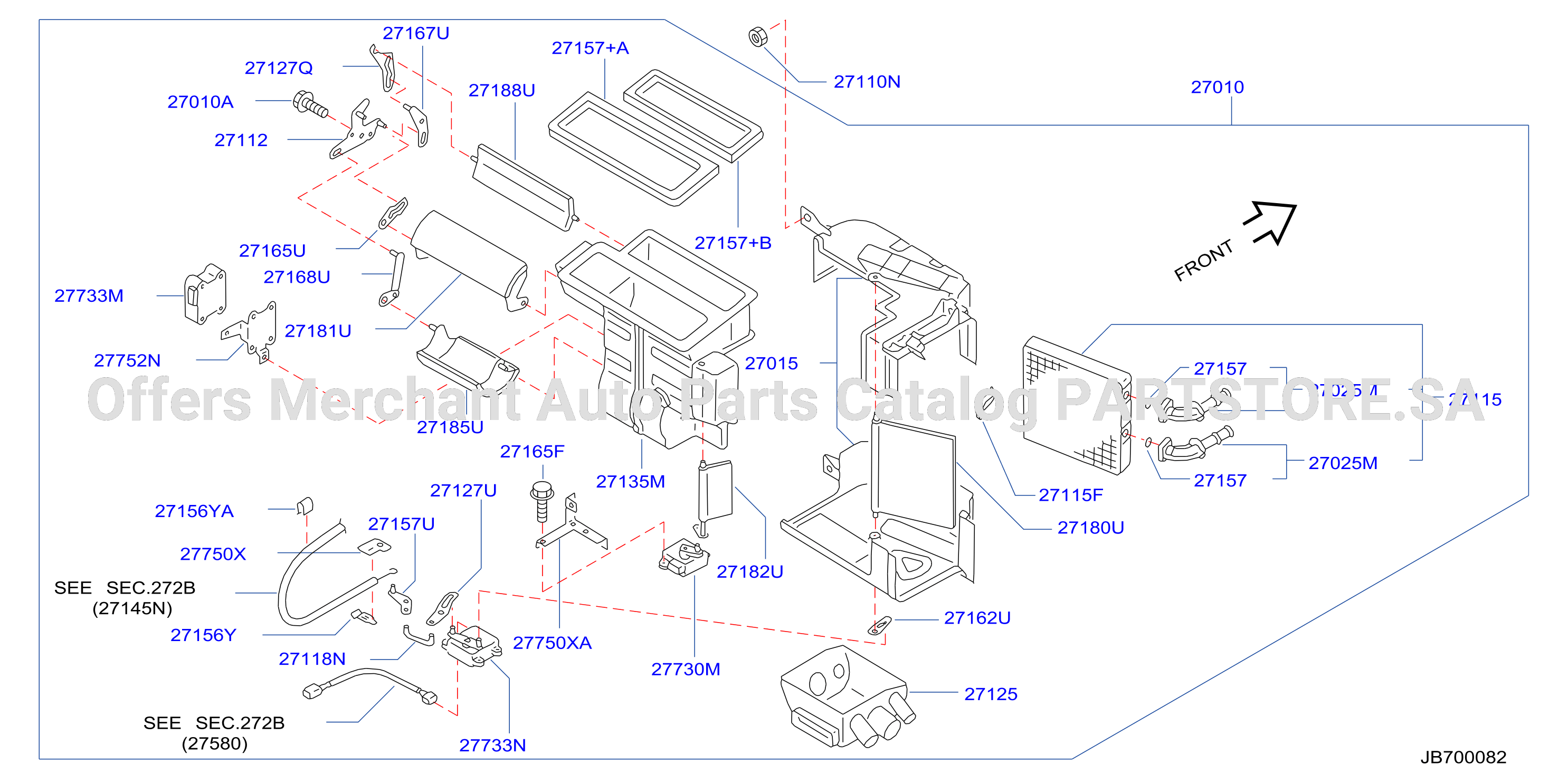 Heater Blower Unit Manual Air Con