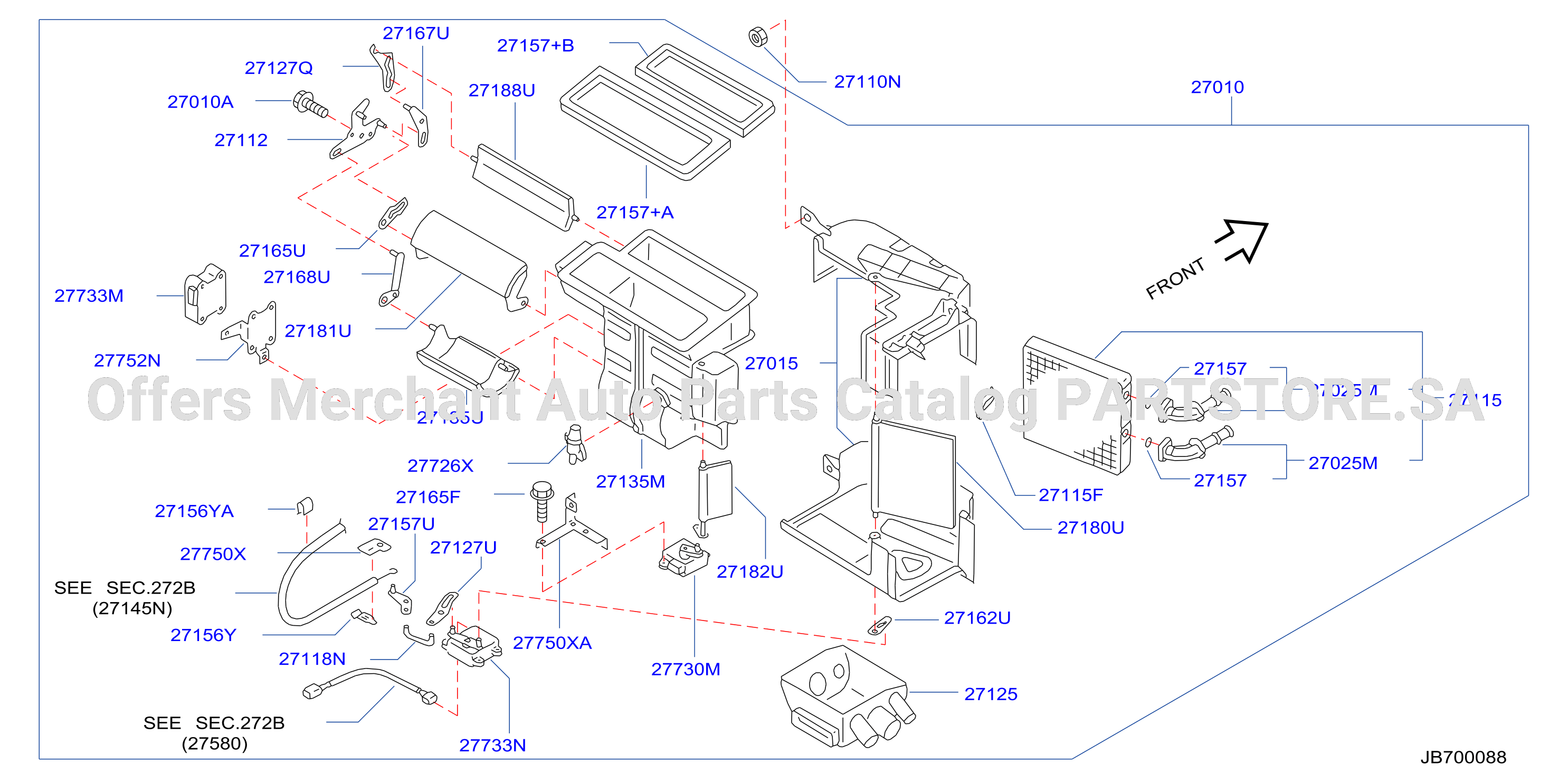 Heater Blower Unit Auto Air Con