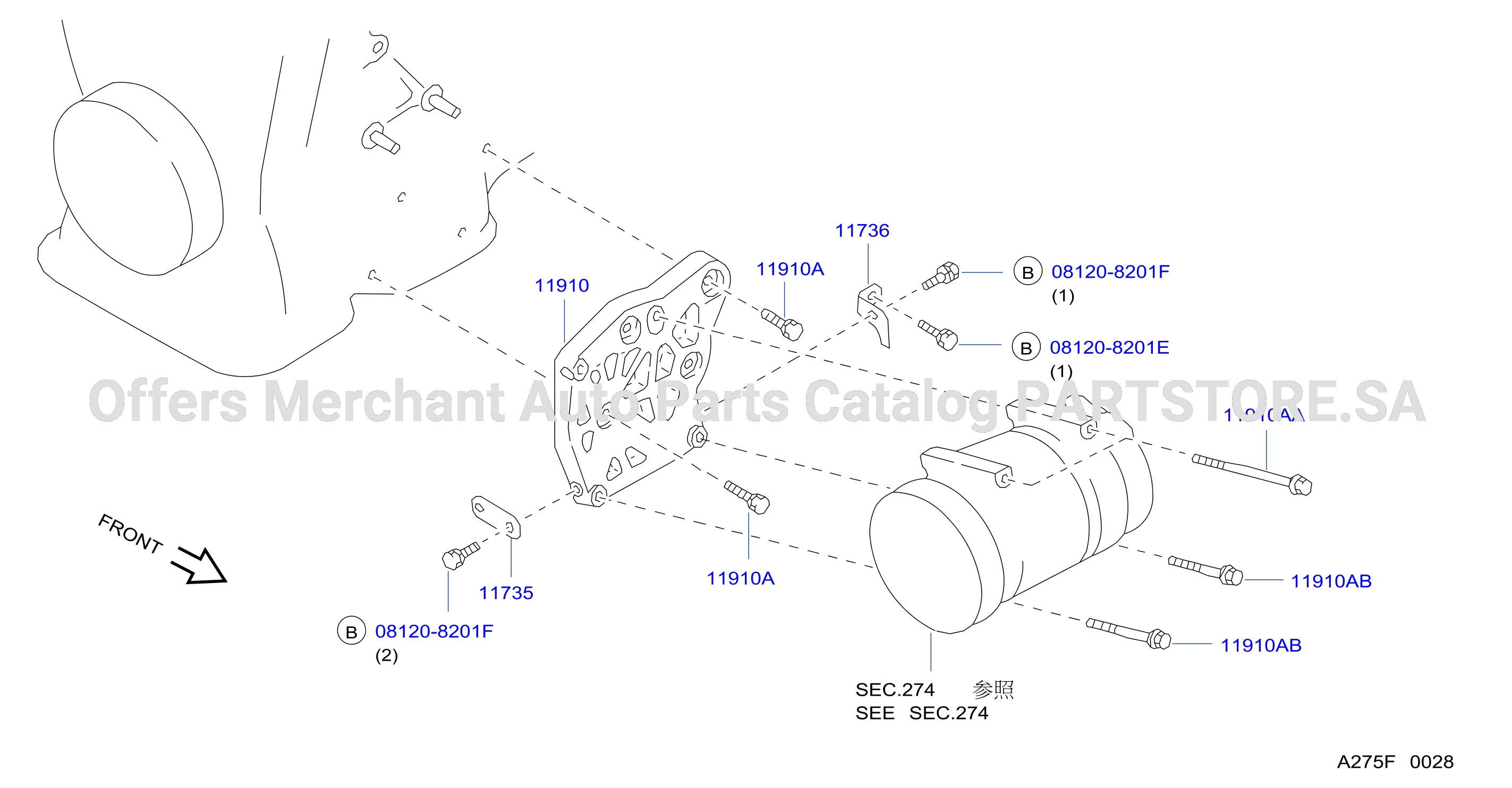 Compressor Mounting Fitting