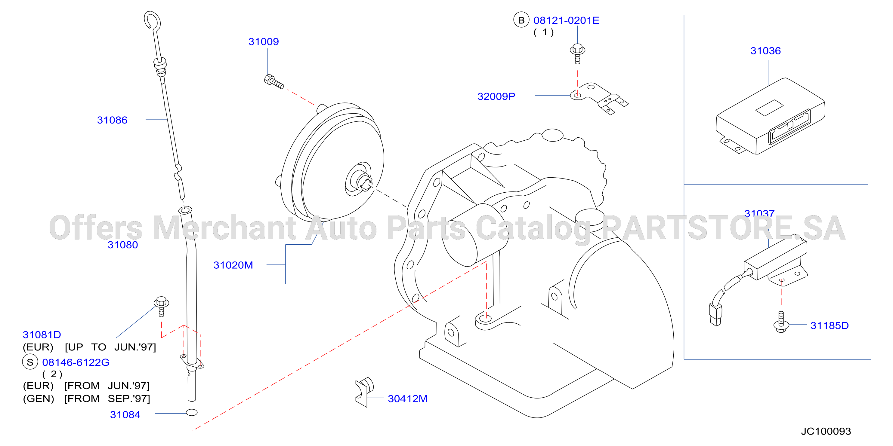 Auto Transmission Transaxle Fitting Assembly Fitting Parts