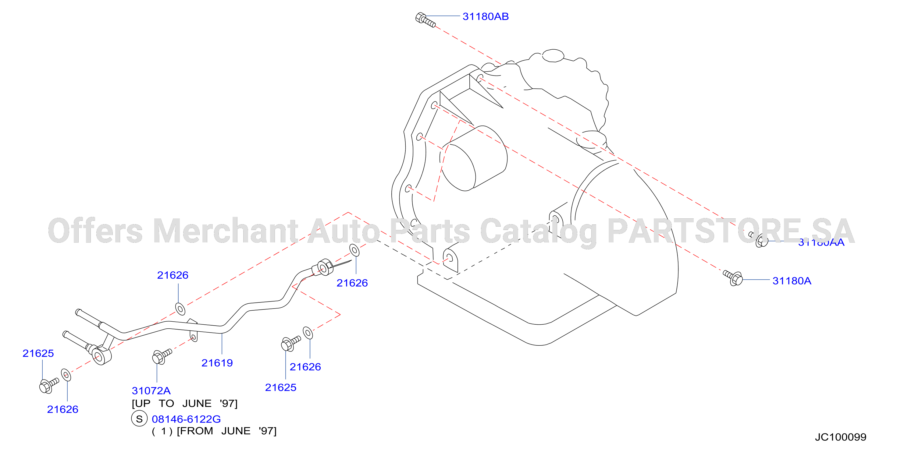 Auto Transmission Transaxle Fitting Oil Cooler Tube