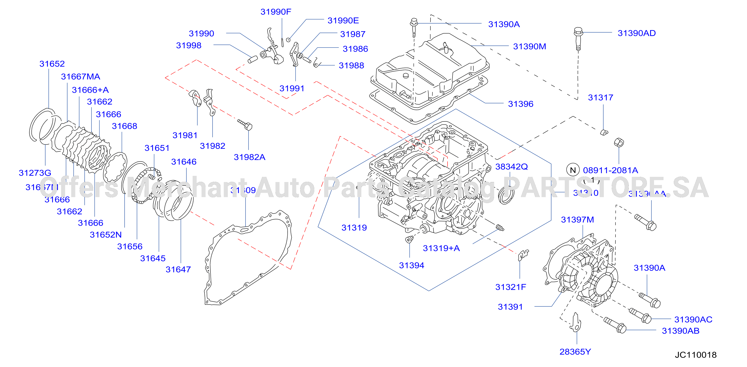 Torque Converter Housing Case Transmission Case