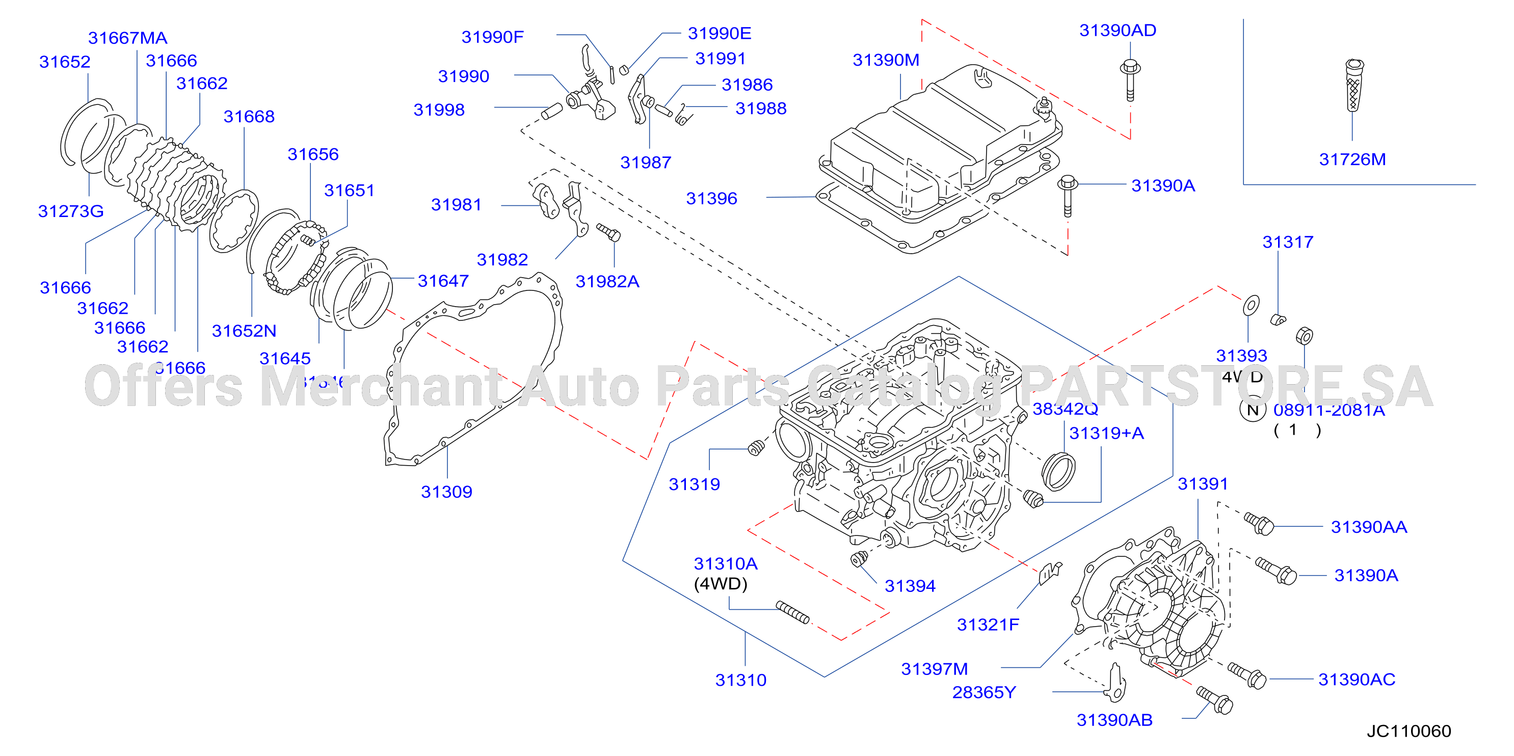 Torque Converter Housing Case Transmission Case