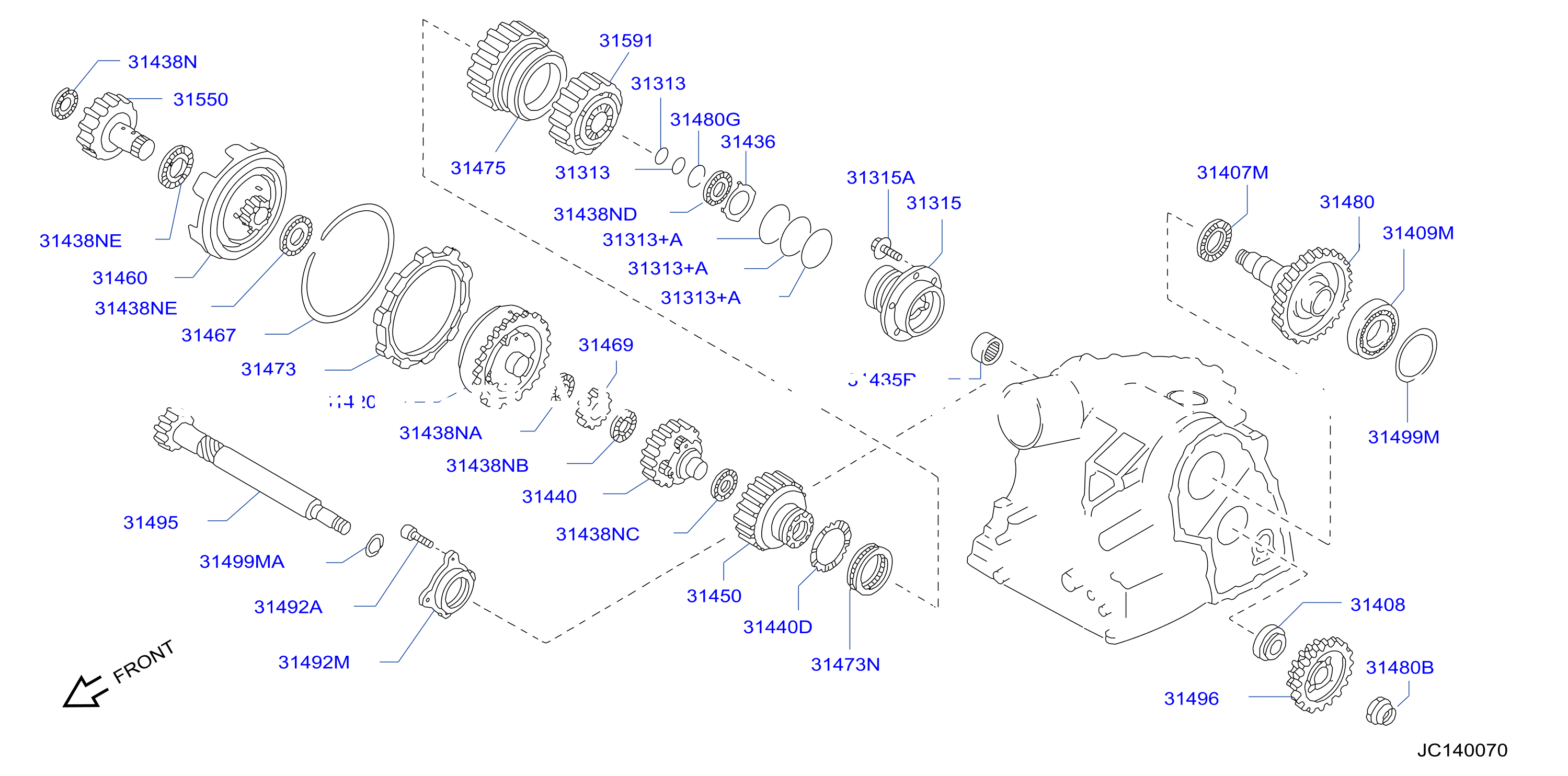 Governor Power Train Planetary Gear