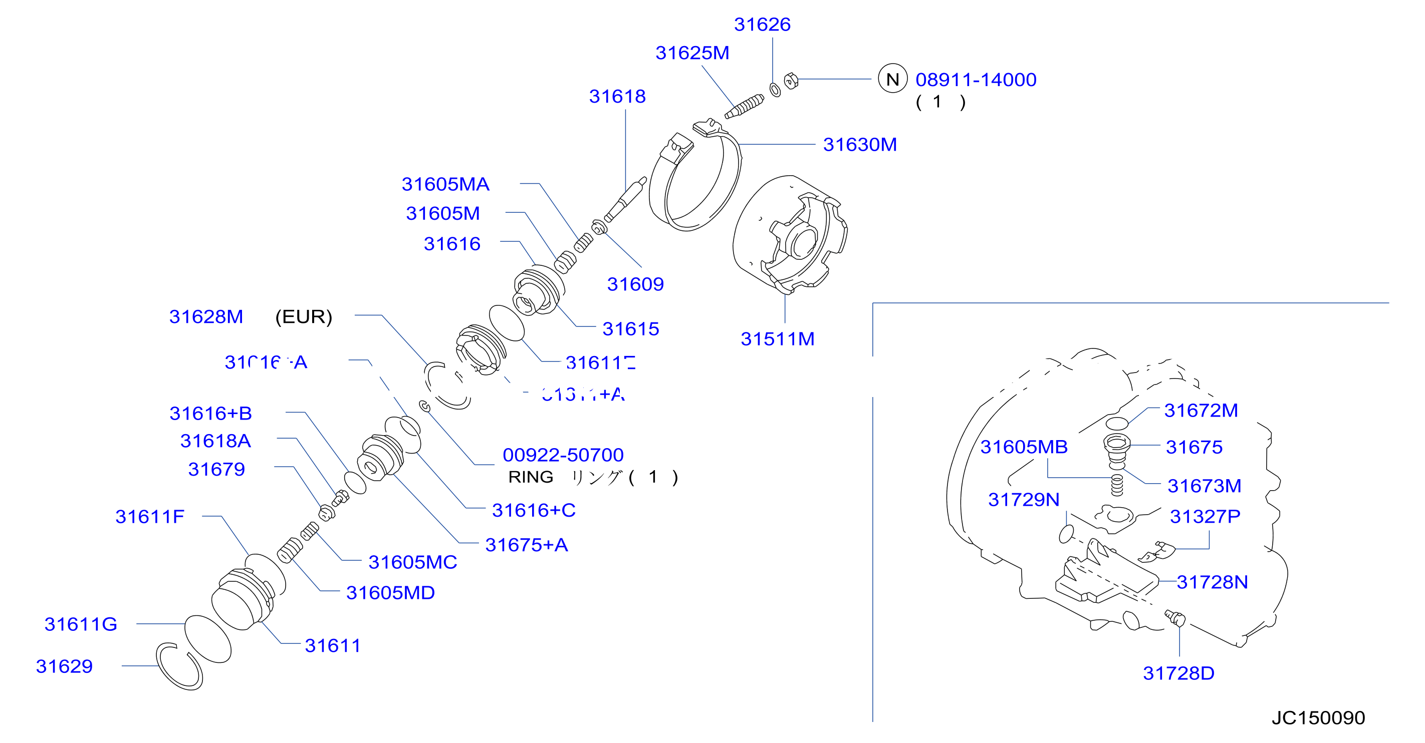 Clutch Band Servo Brake Band