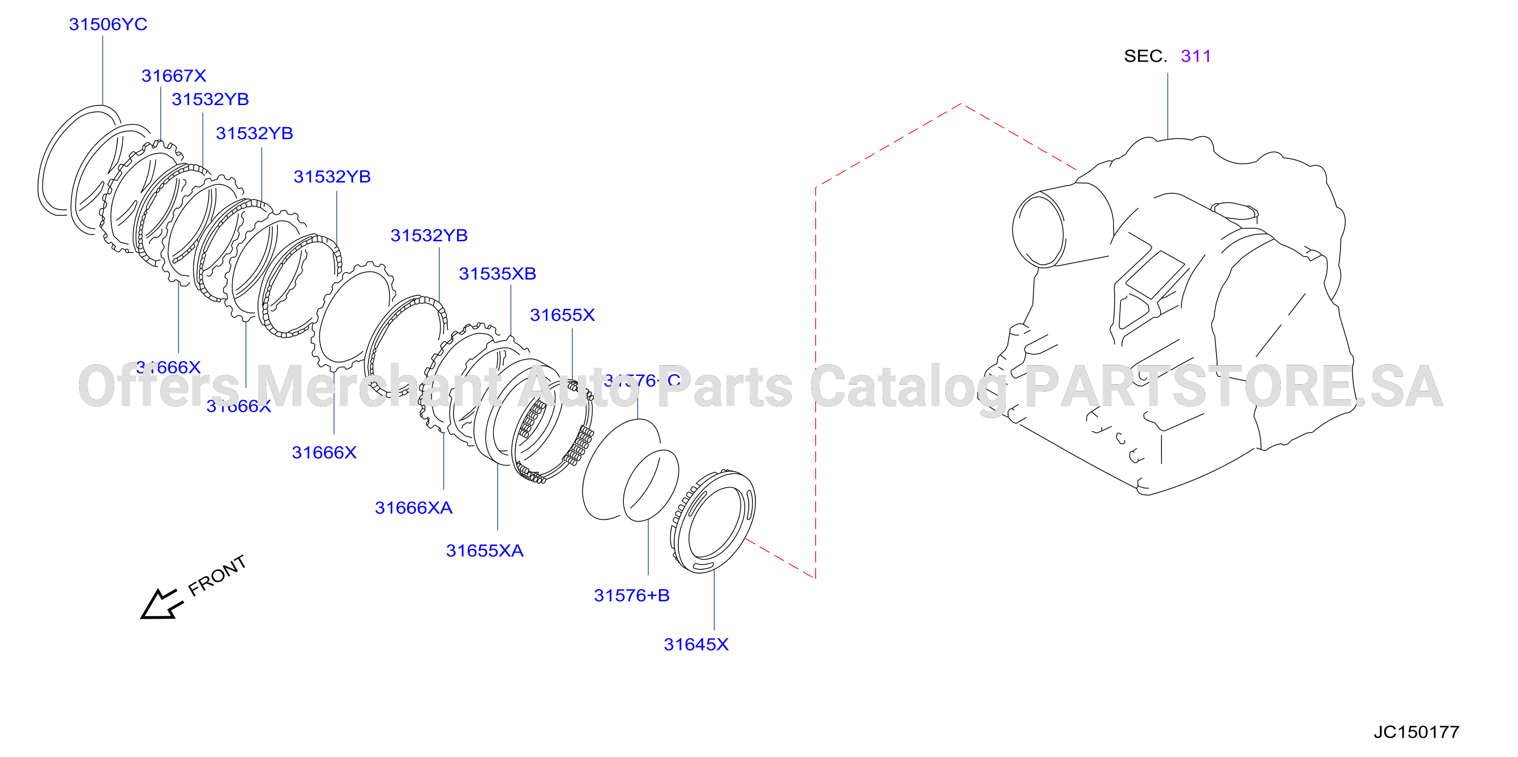 Clutch Band Servo Low Reverse Brake Parts