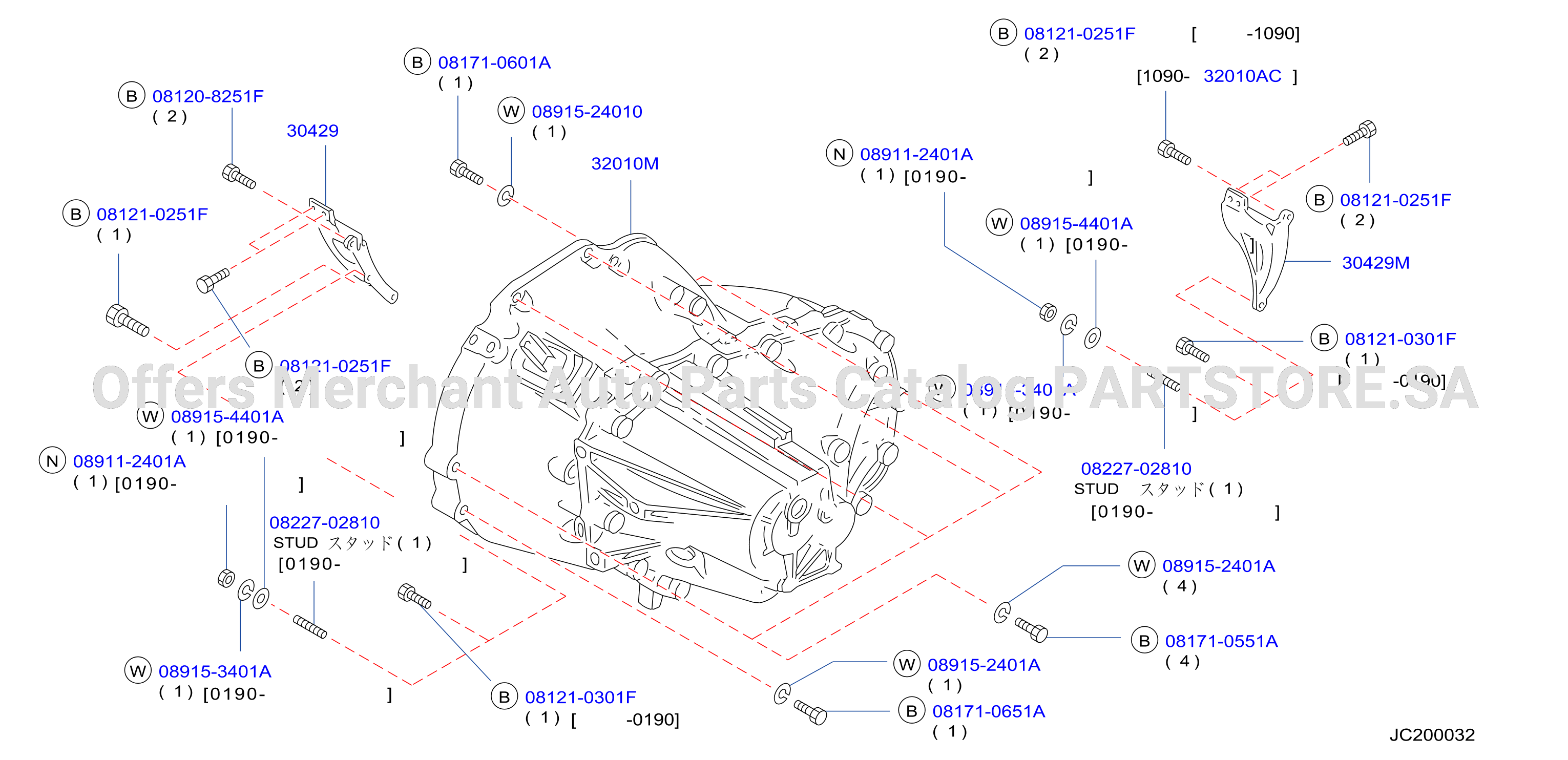 Manual Transmission Transaxle Fitting Rs5F50A