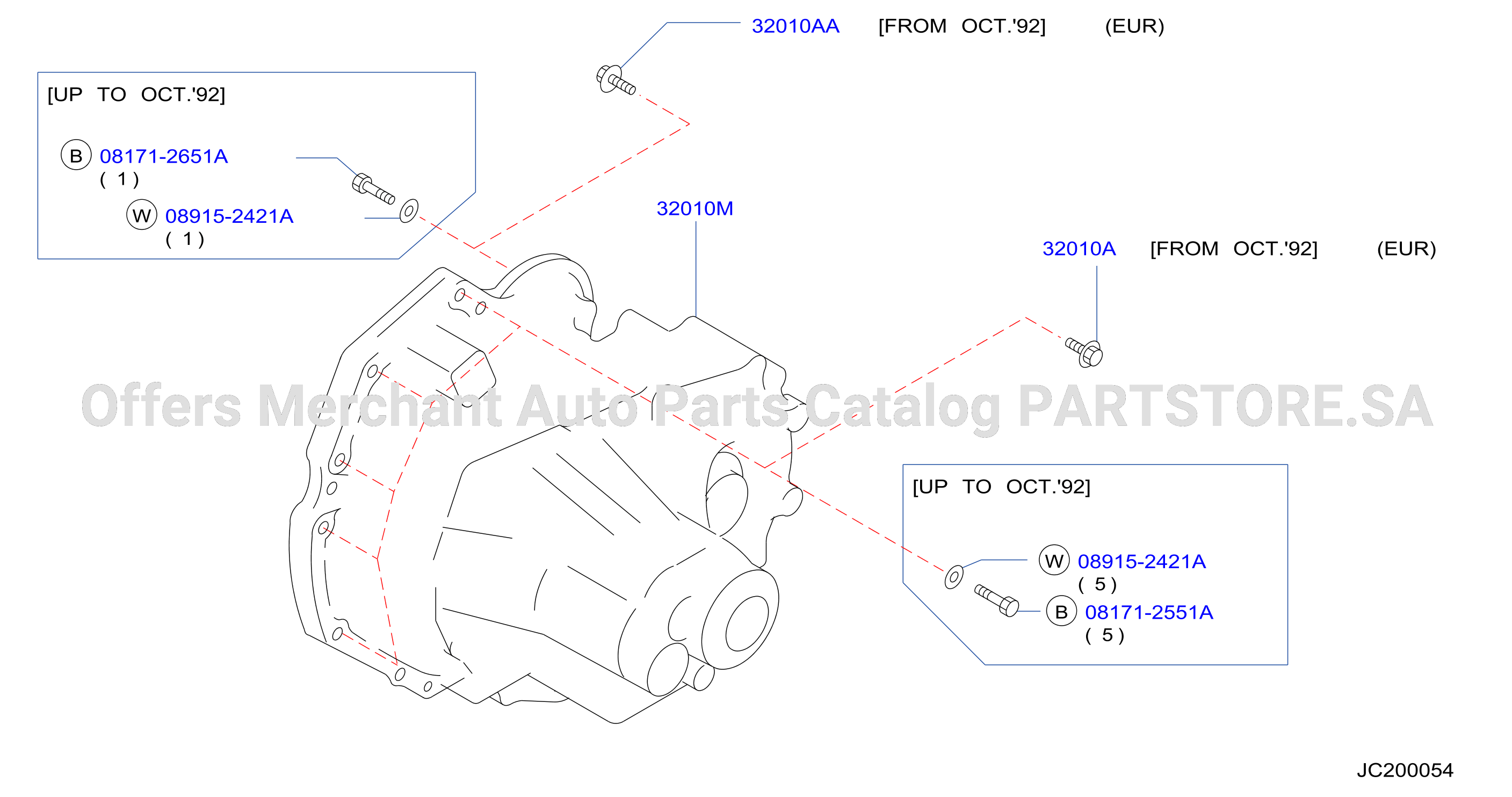 Manual Transmission Transaxle Fitting Rs5F32A