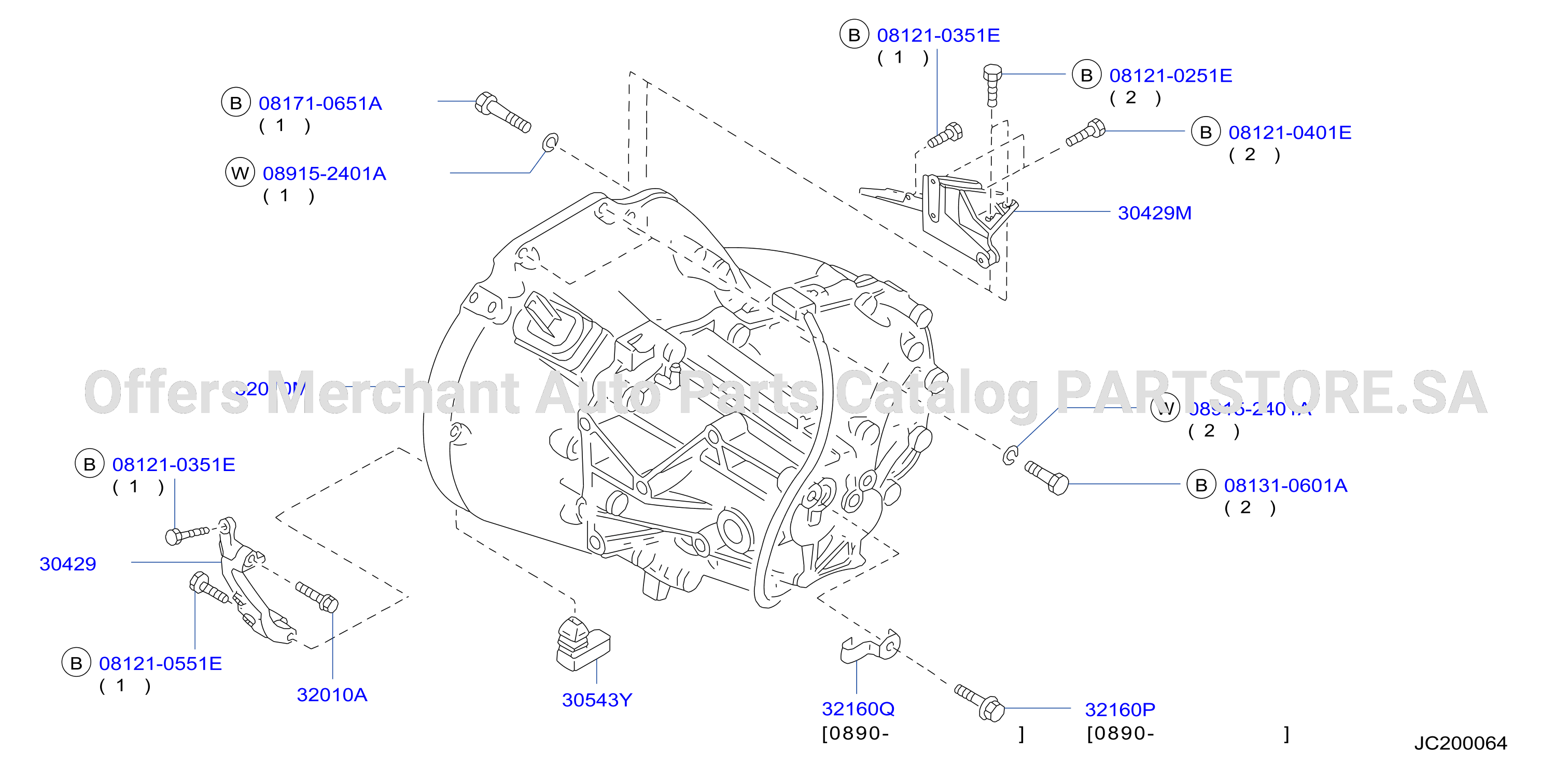 Manual Transmission Transaxle Fitting Rs5F30A