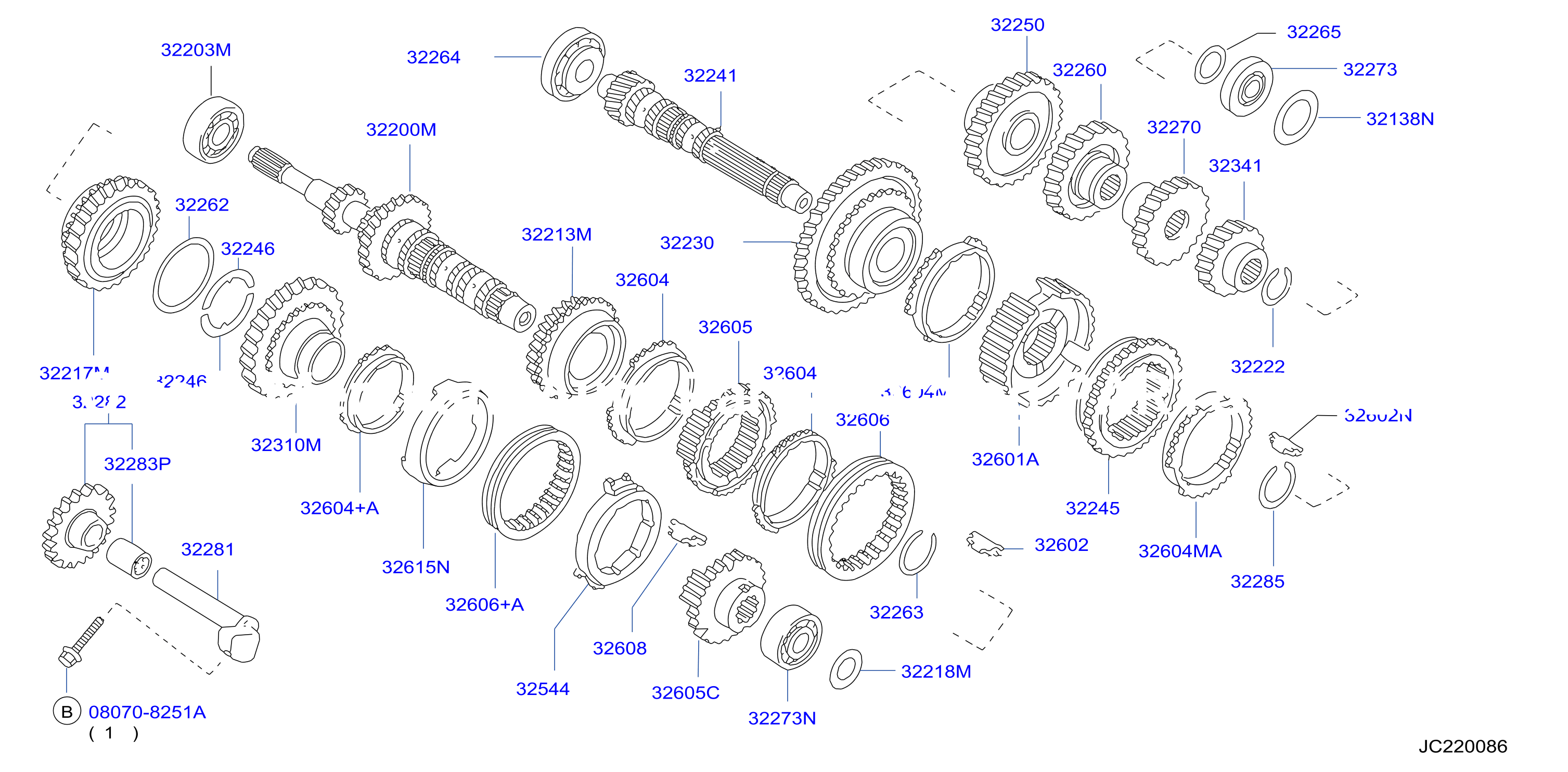 Transmission Gear Rs5F50A