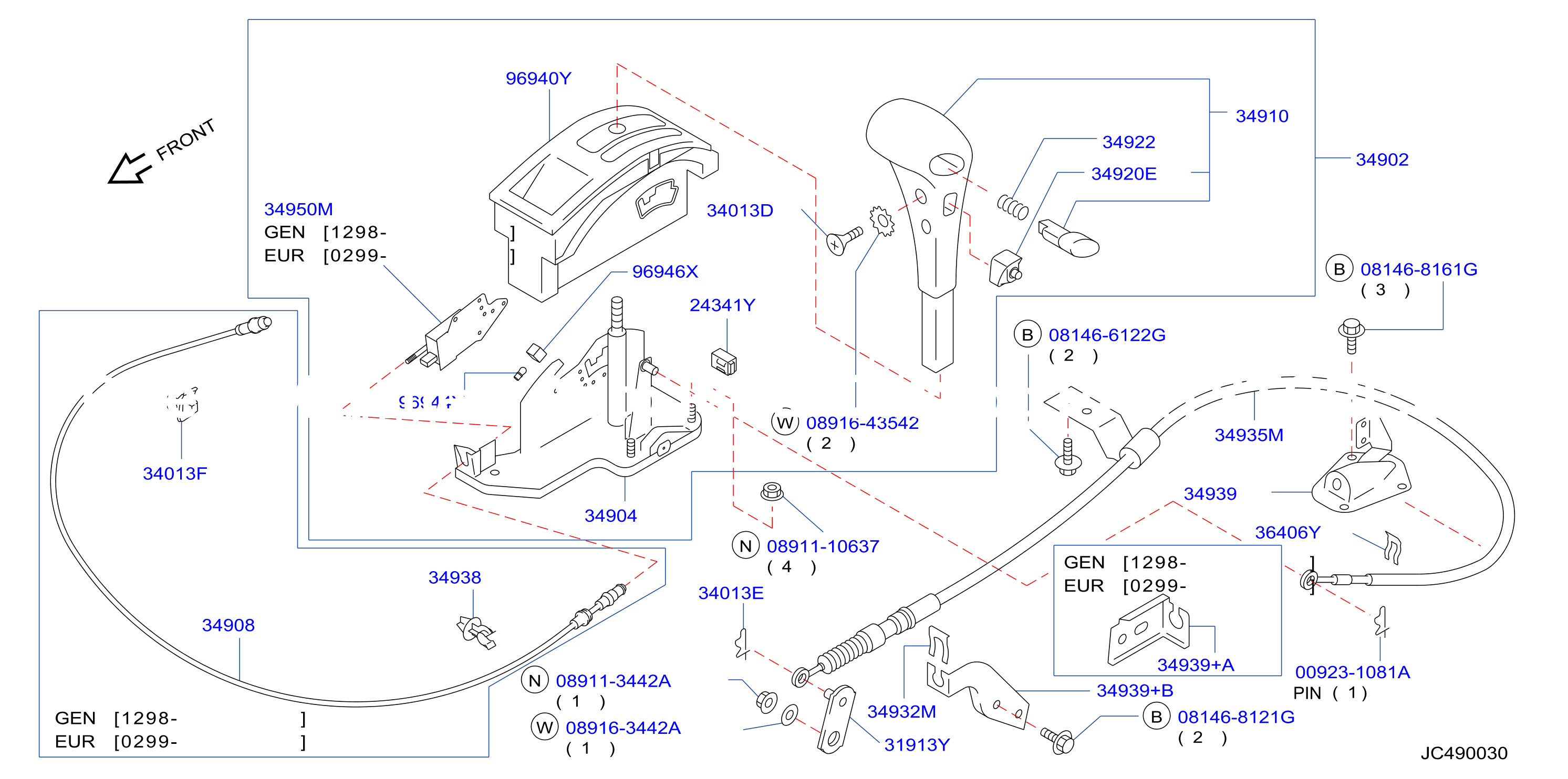 Auto Transmission Control Device 4Wd