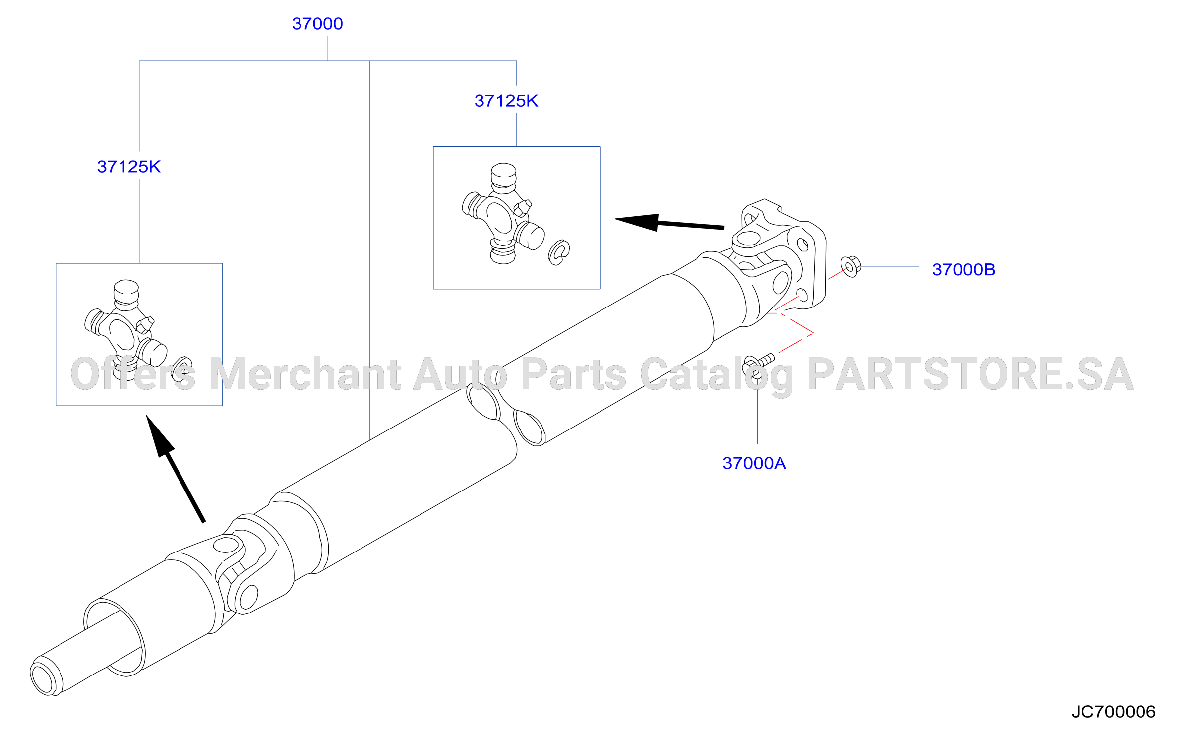 Propeller Shaft 2Wd