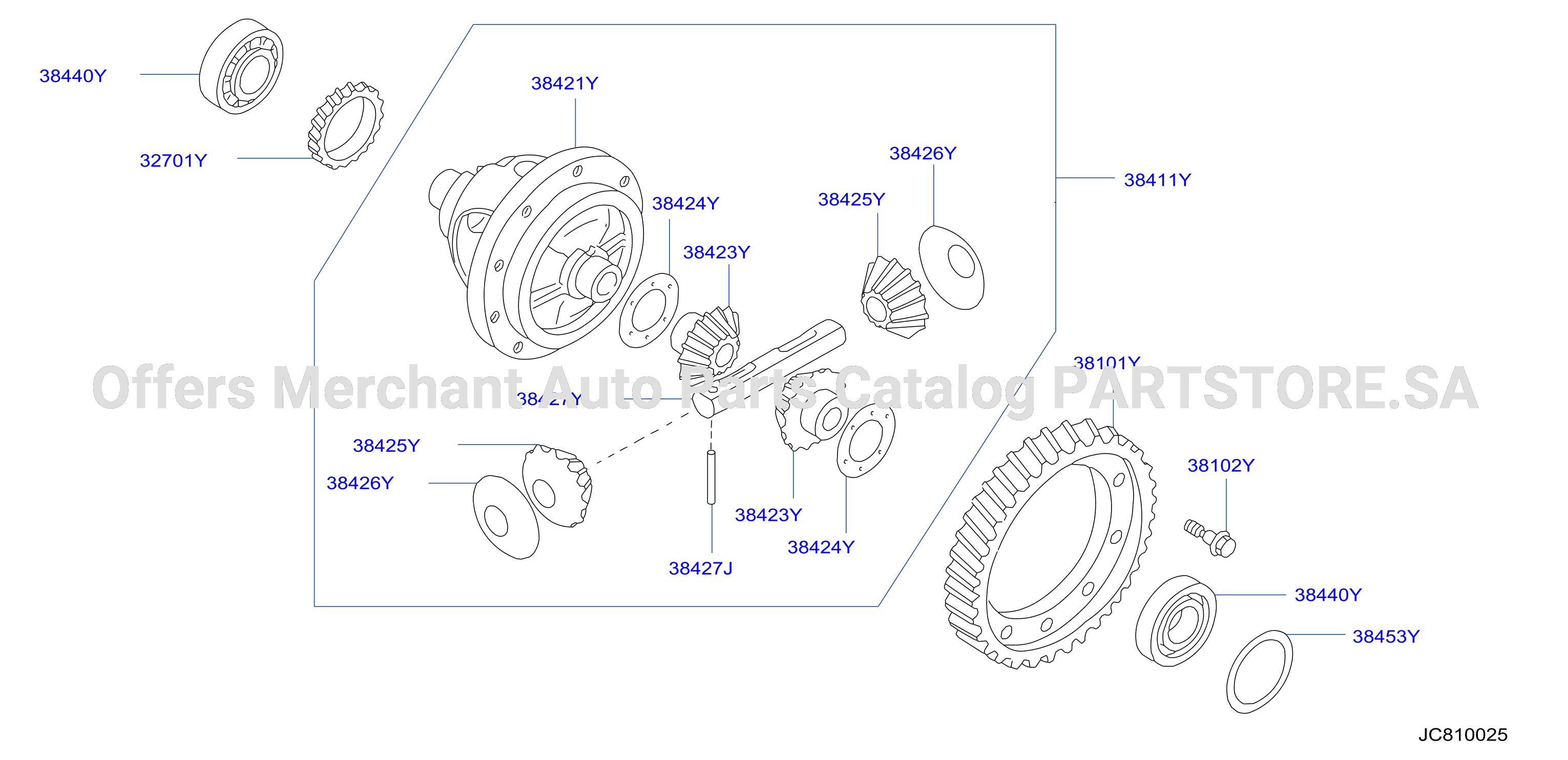 Front Final Drive Rs5F50A