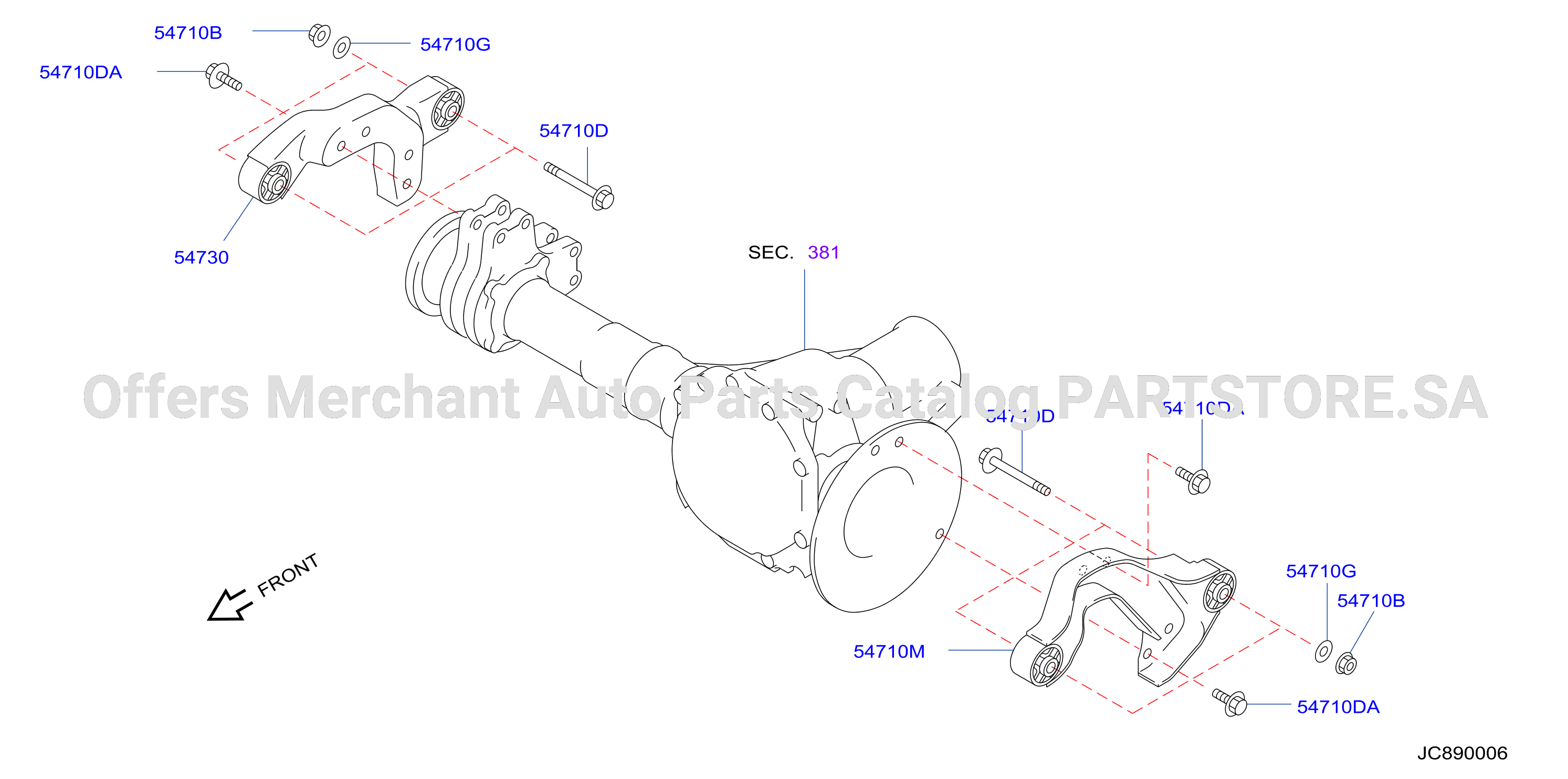 Front Final Drive Mounting