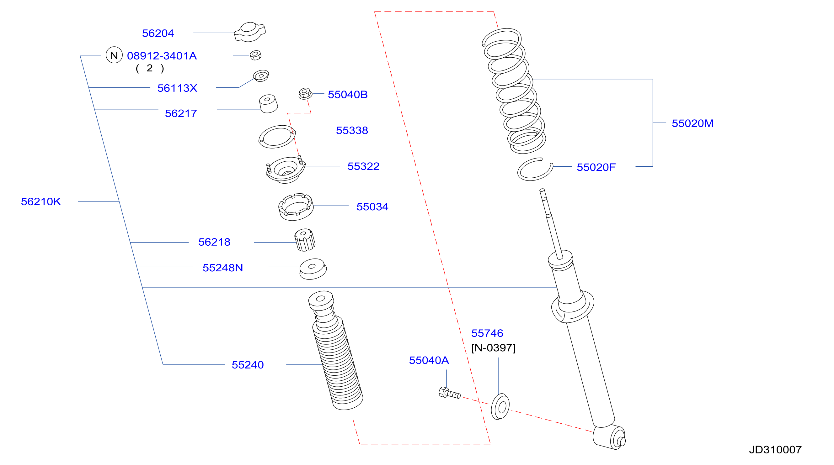 Rear Suspension Absorber