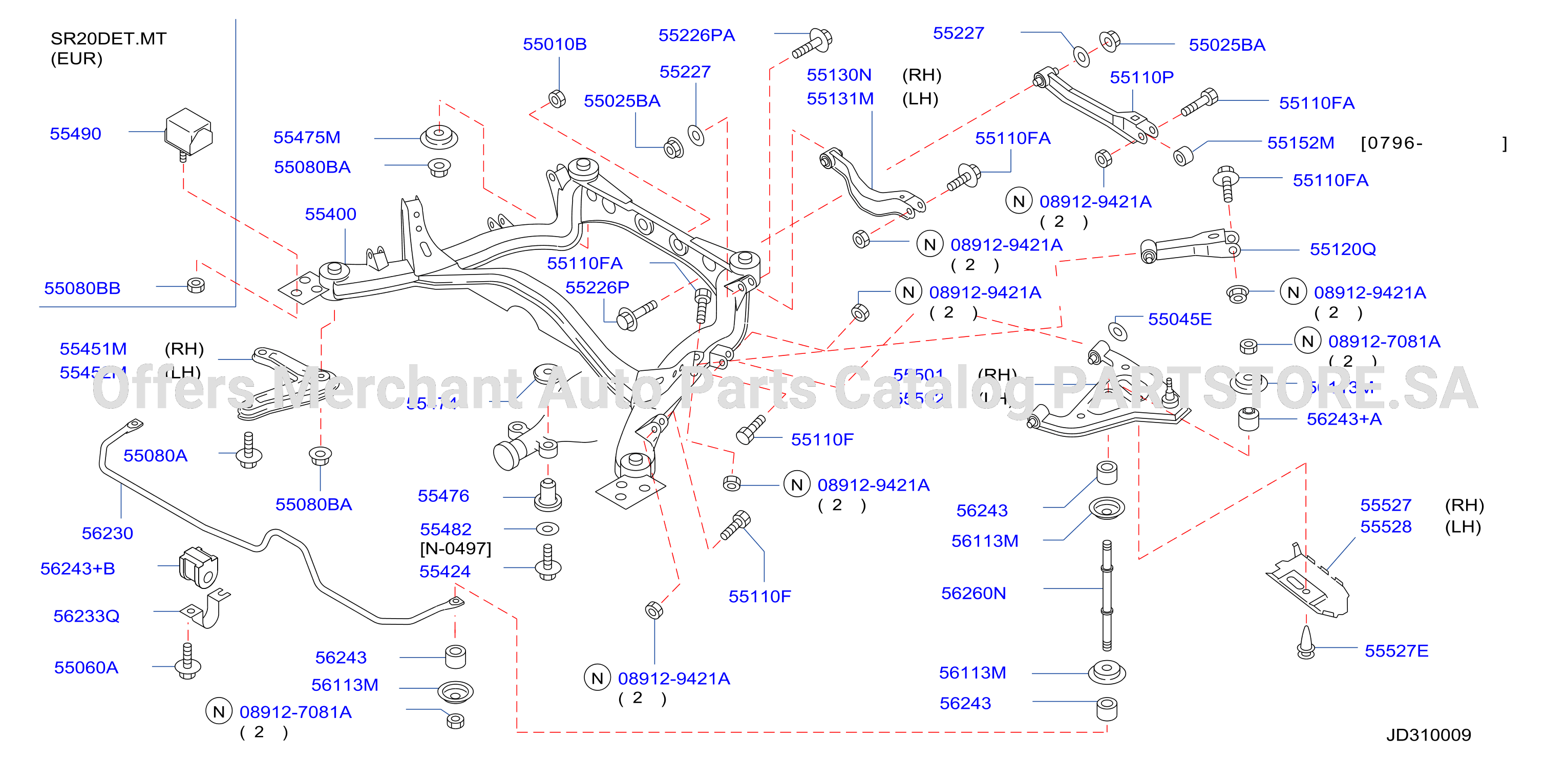 Rear Suspension Member Stabilizer