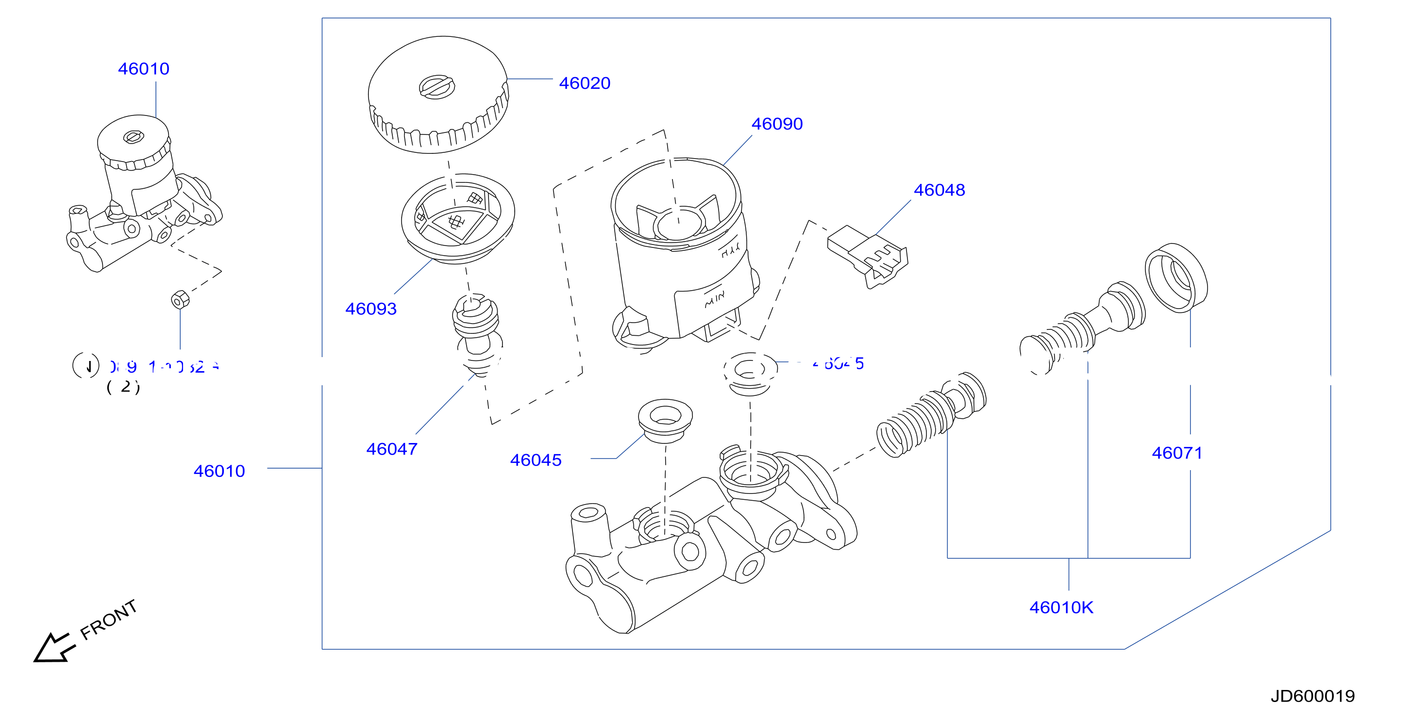 Brake Master Cylinder Without Antiskid