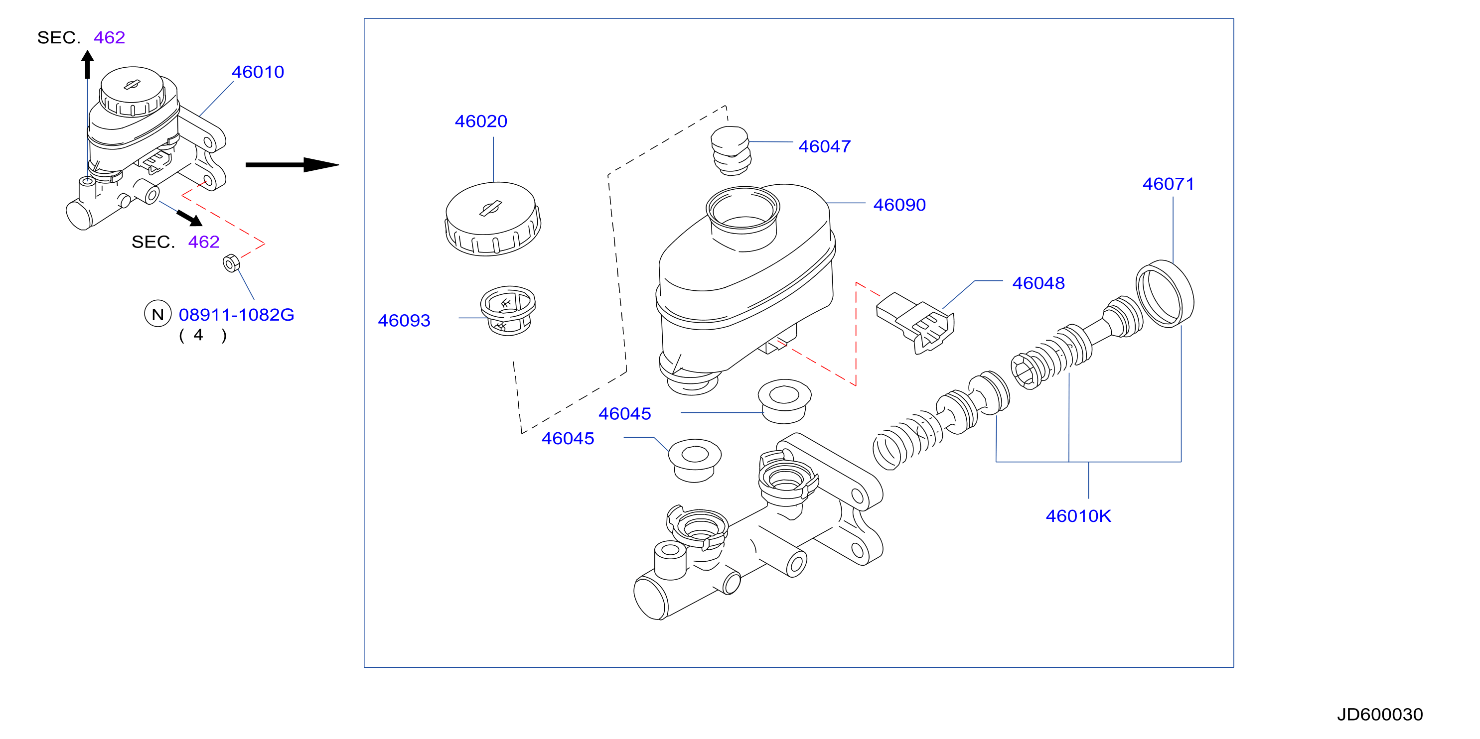 Brake Master Cylinder Without Abs