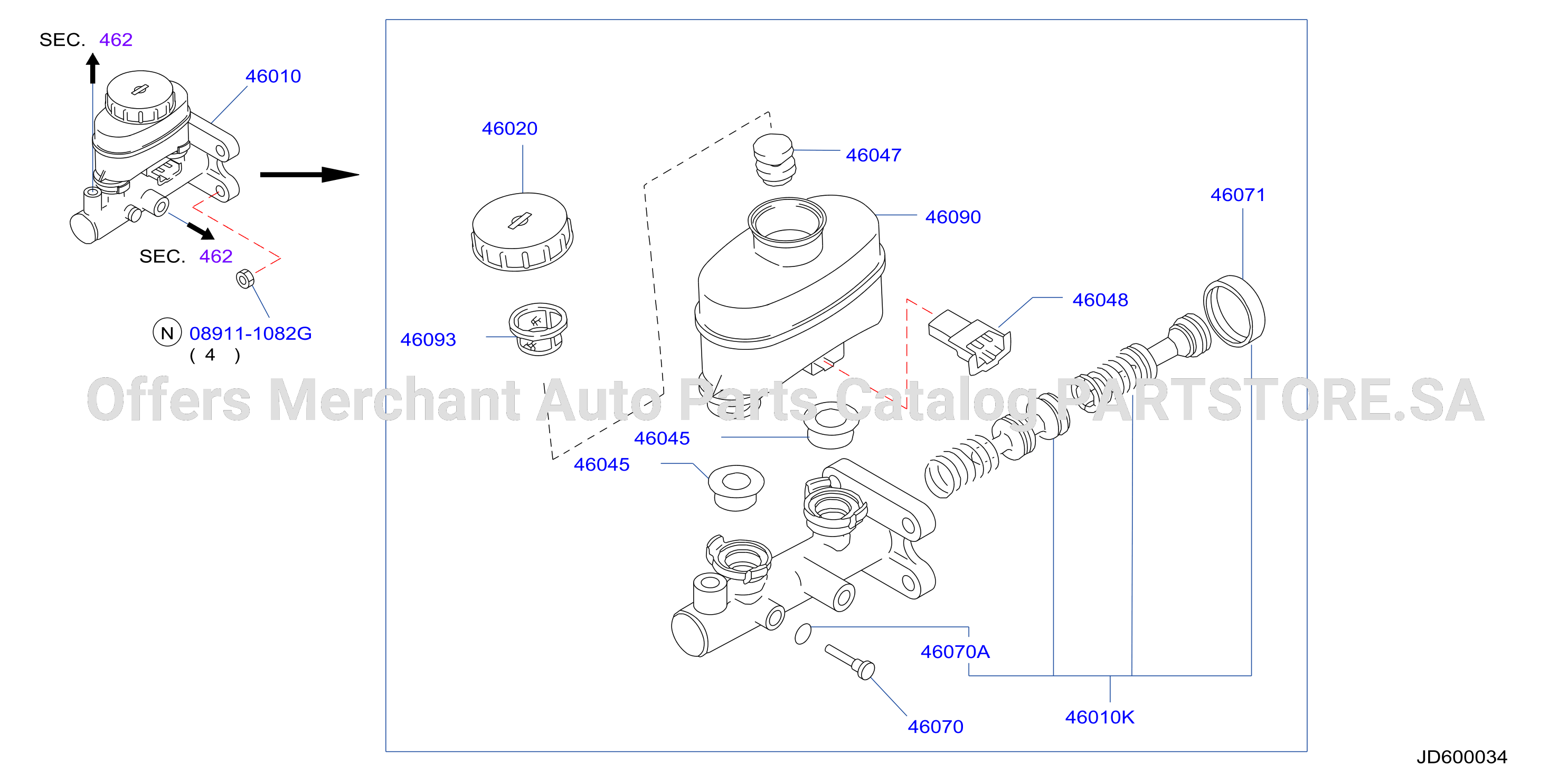 Brake Master Cylinder With Abs