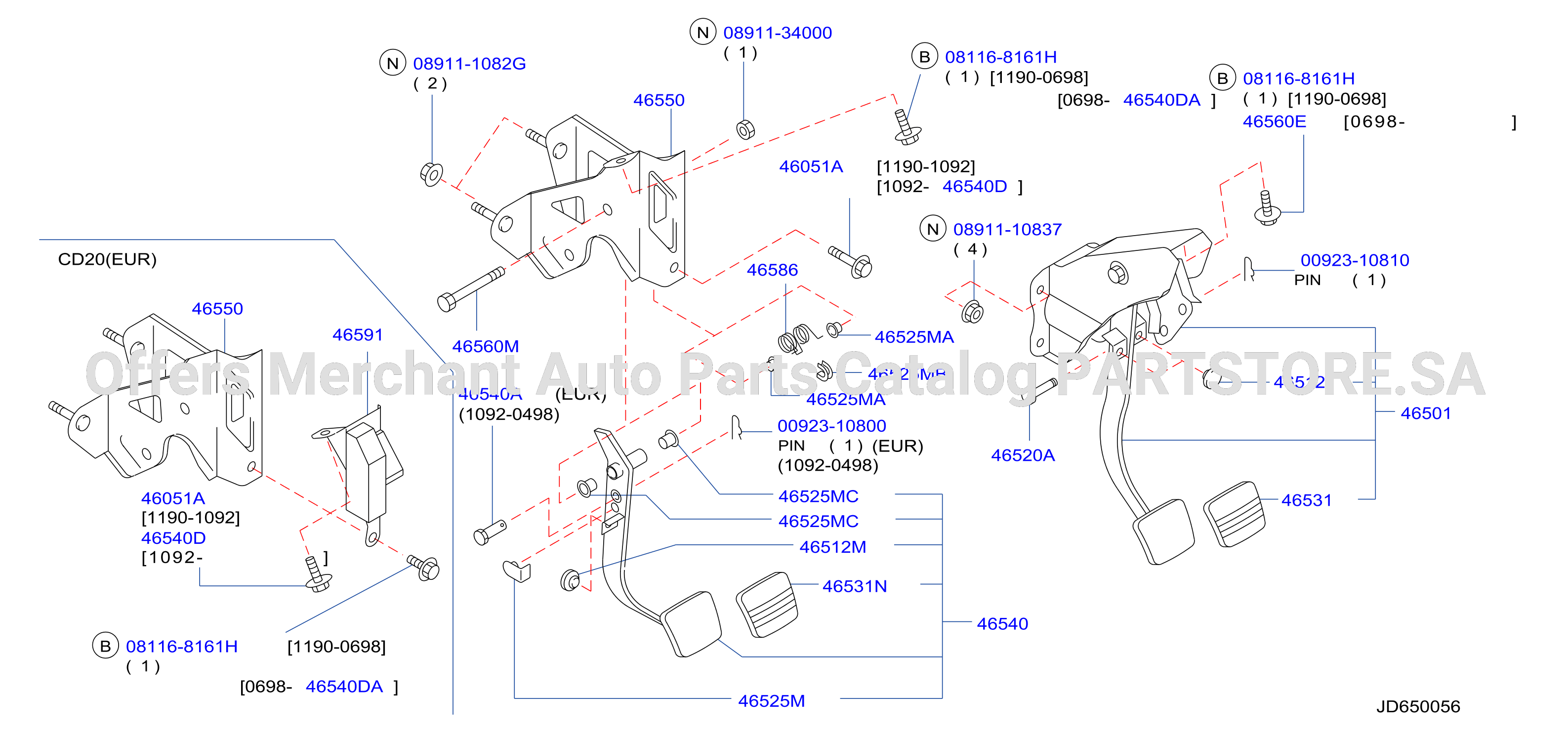 Brake Clutch Pedal