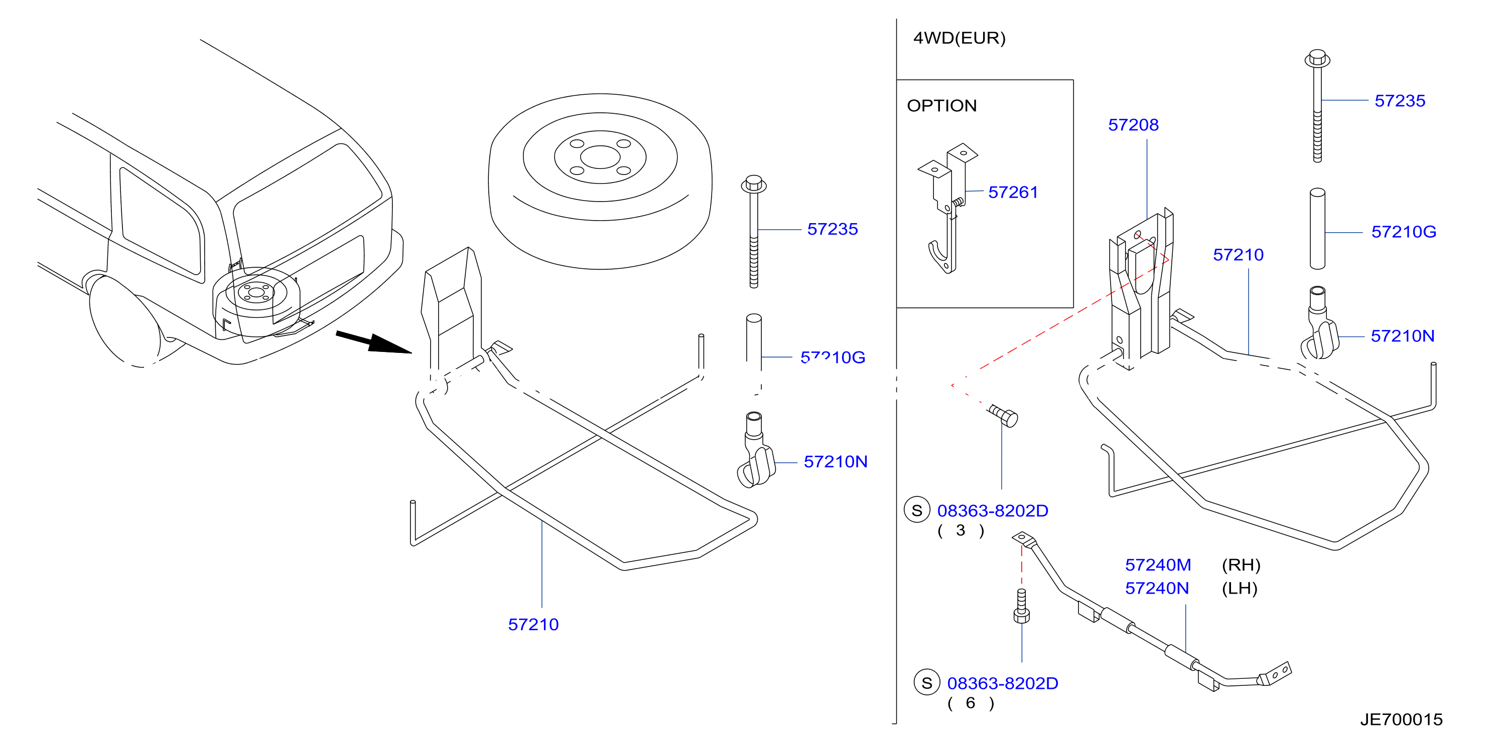Spare Tire Hanger