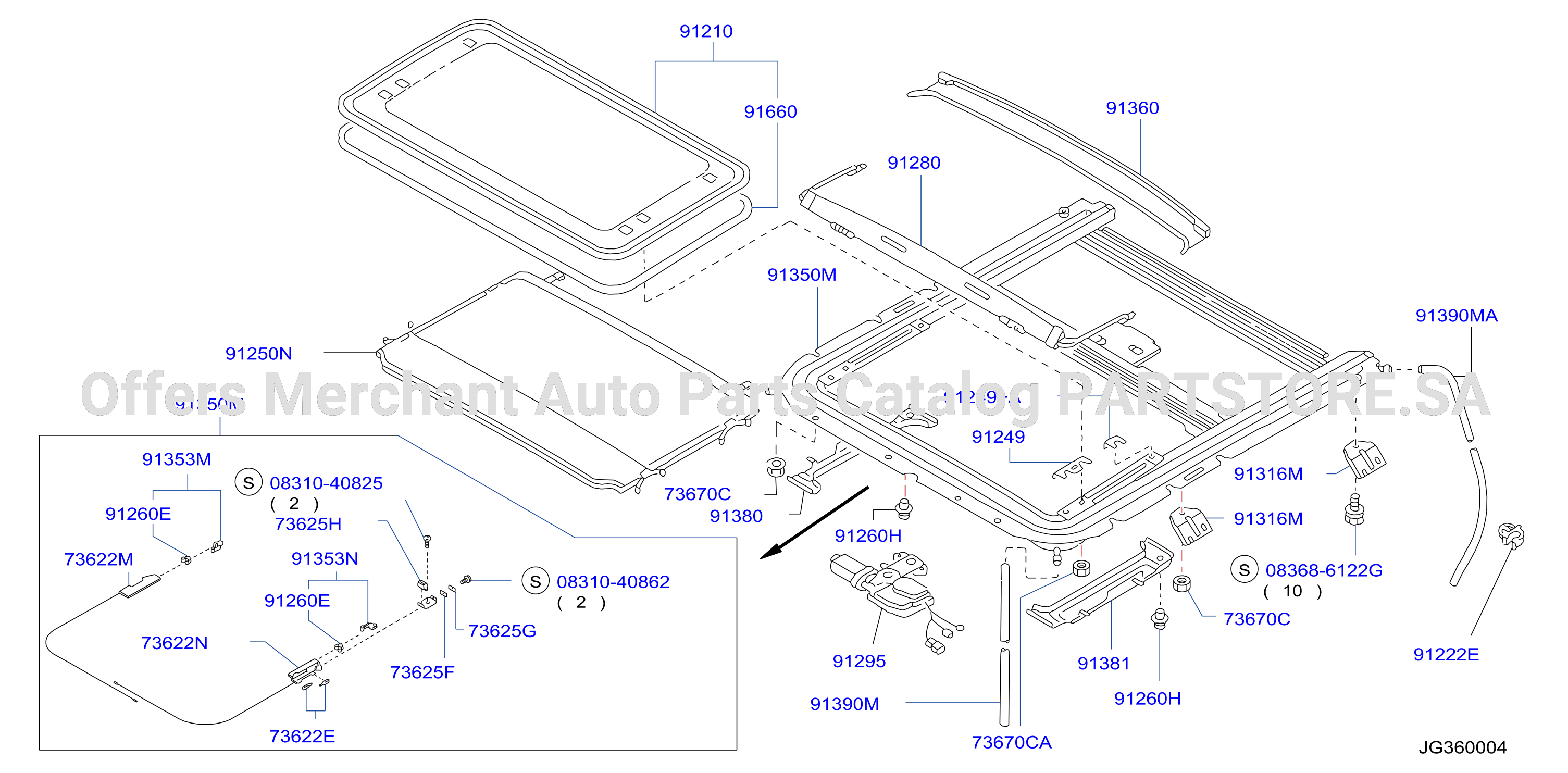 Sun Roof Parts