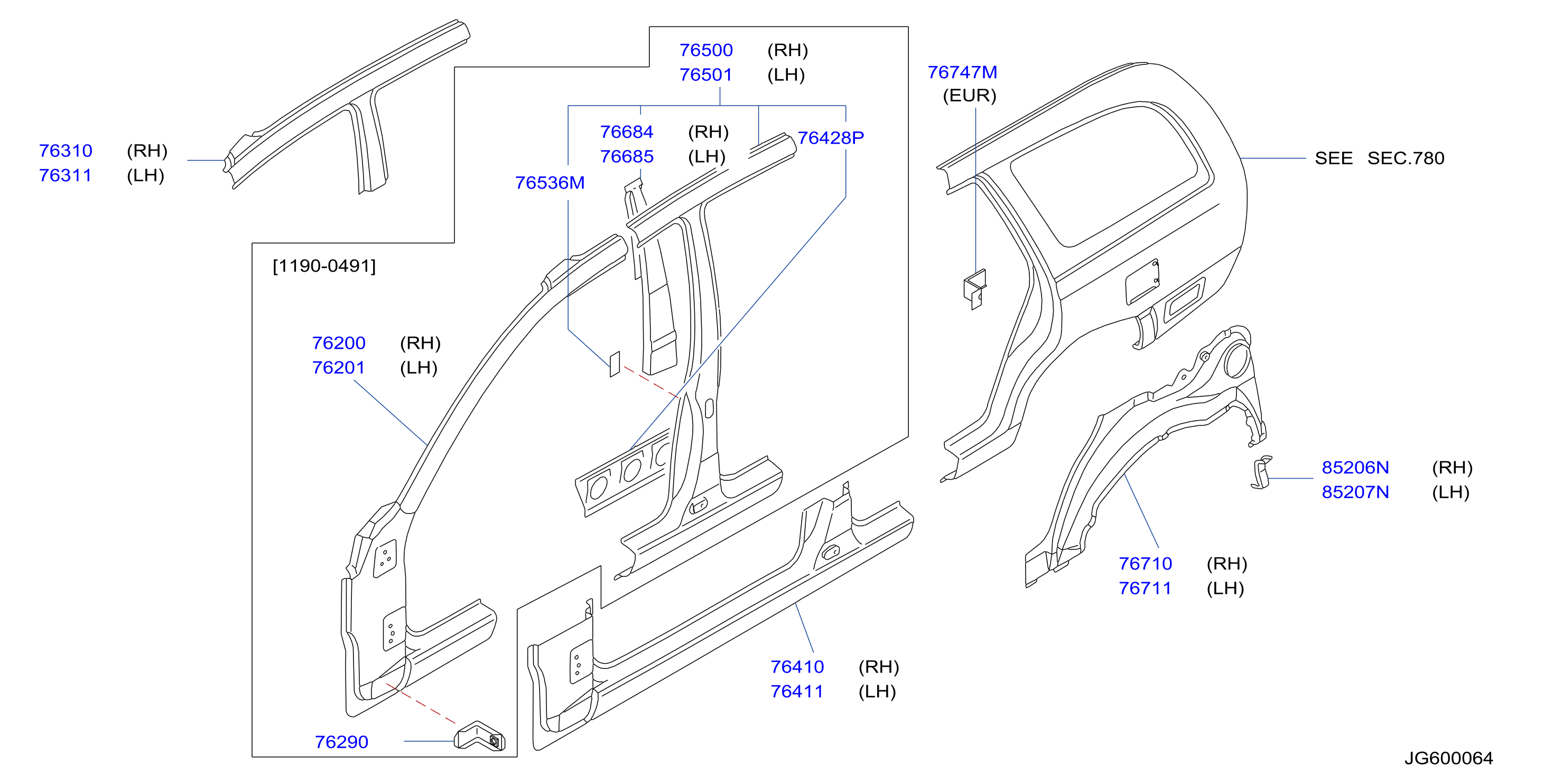 Body Side Panel Out No1