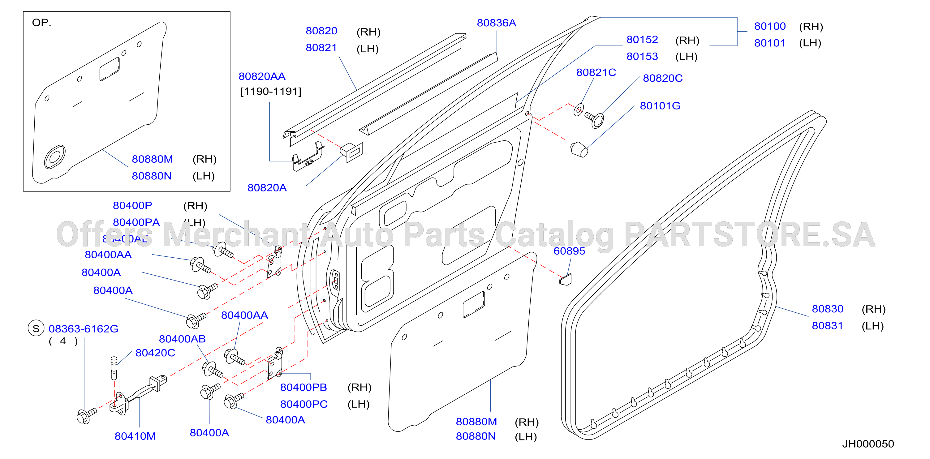 Front Door Panel Fitting