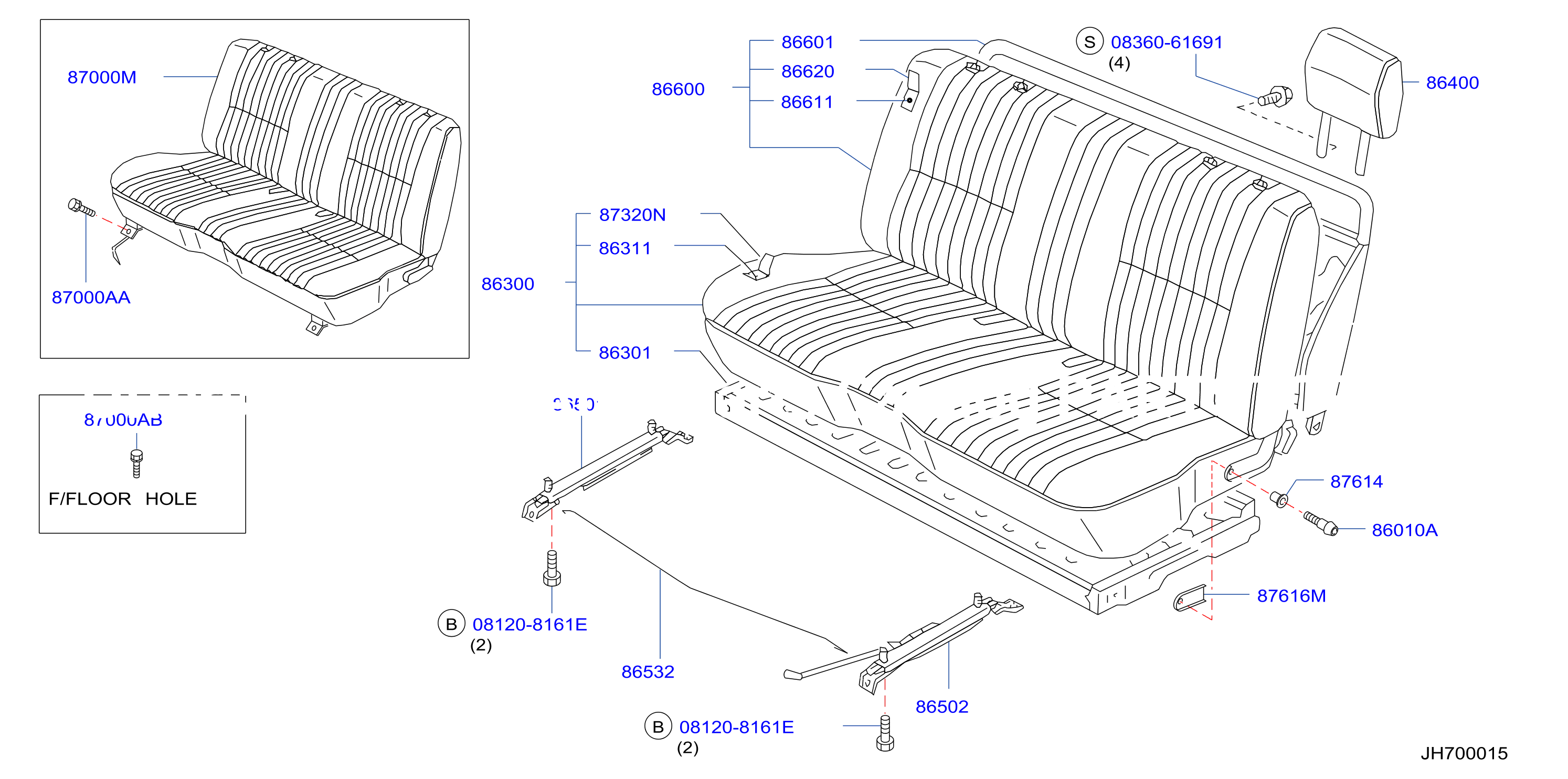 Front Seat Bench Seat