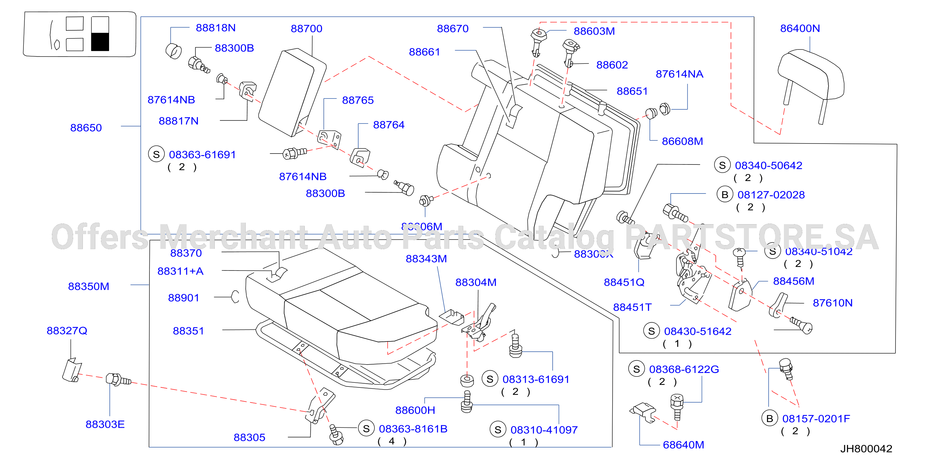 Rear Seat Lh Seat