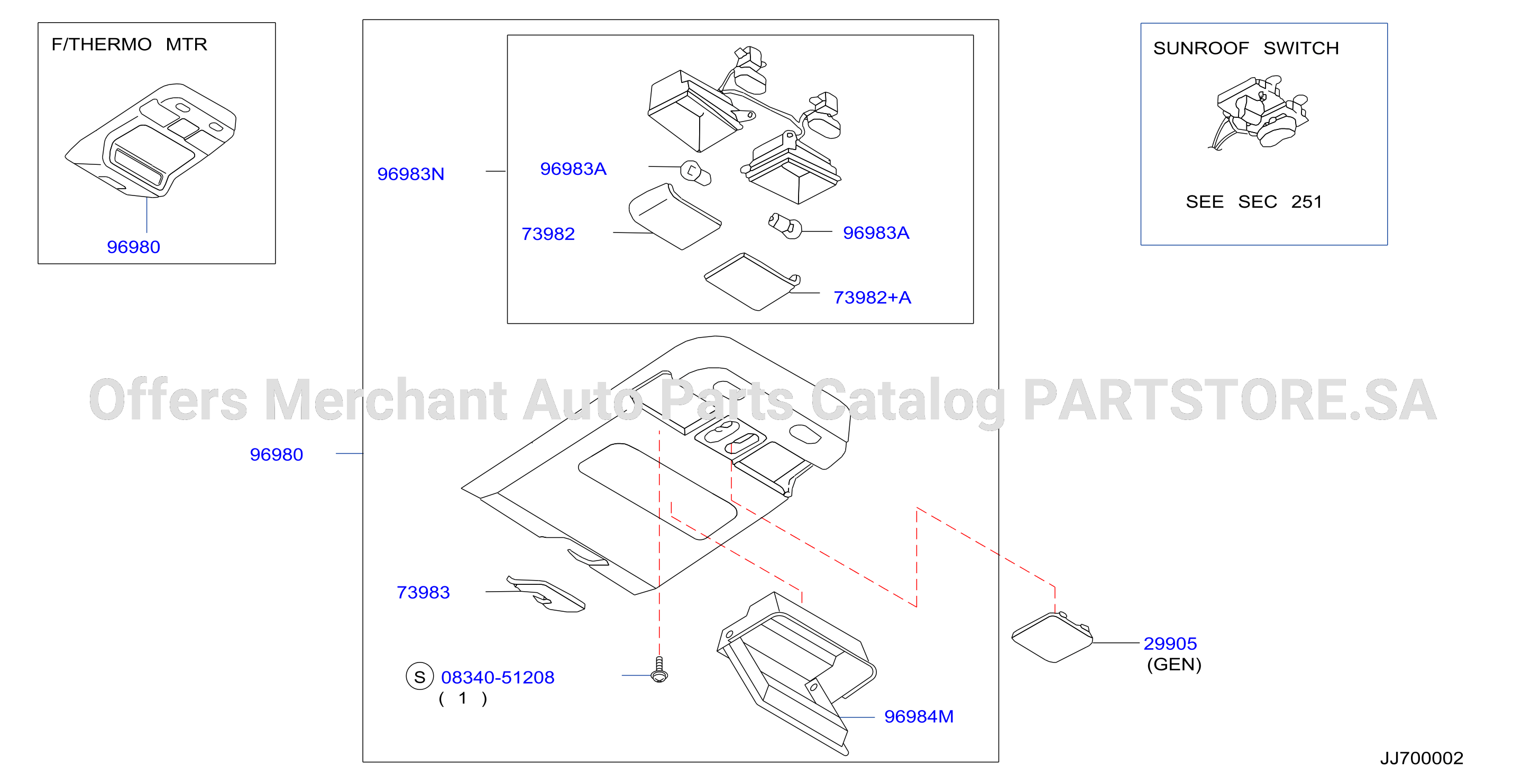 Roof Console