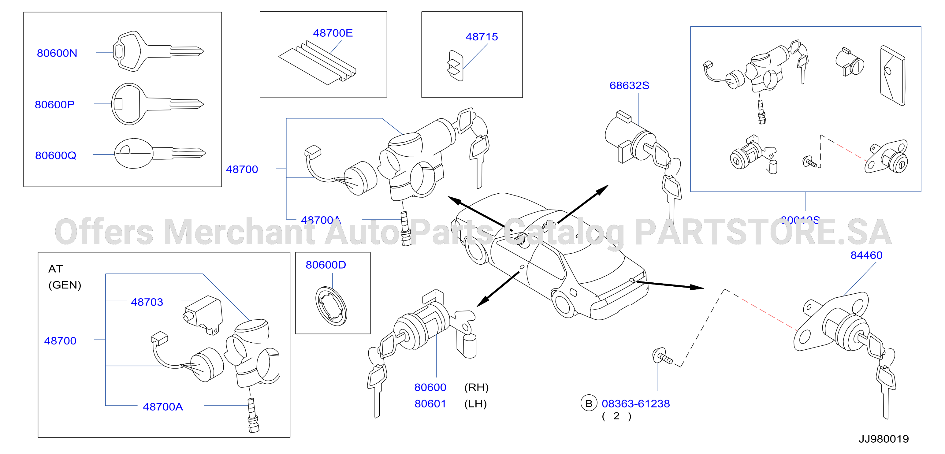 Key Set Blank Key